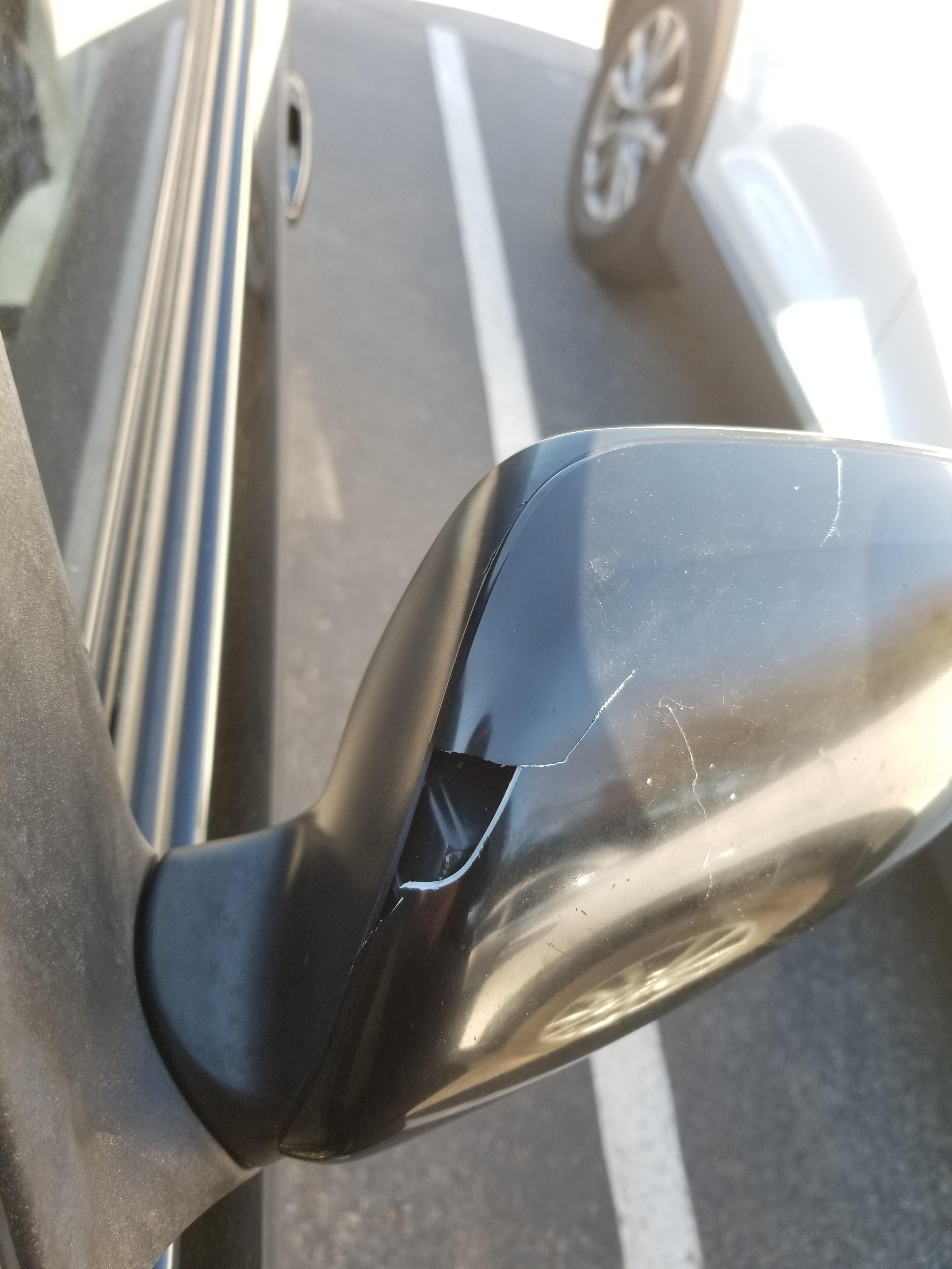 I think I have found the source of whistling on my Prius, this cracked