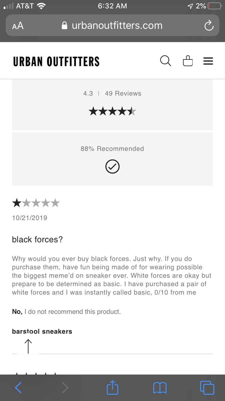 Urban outfitters r/YoungPeopleReviews