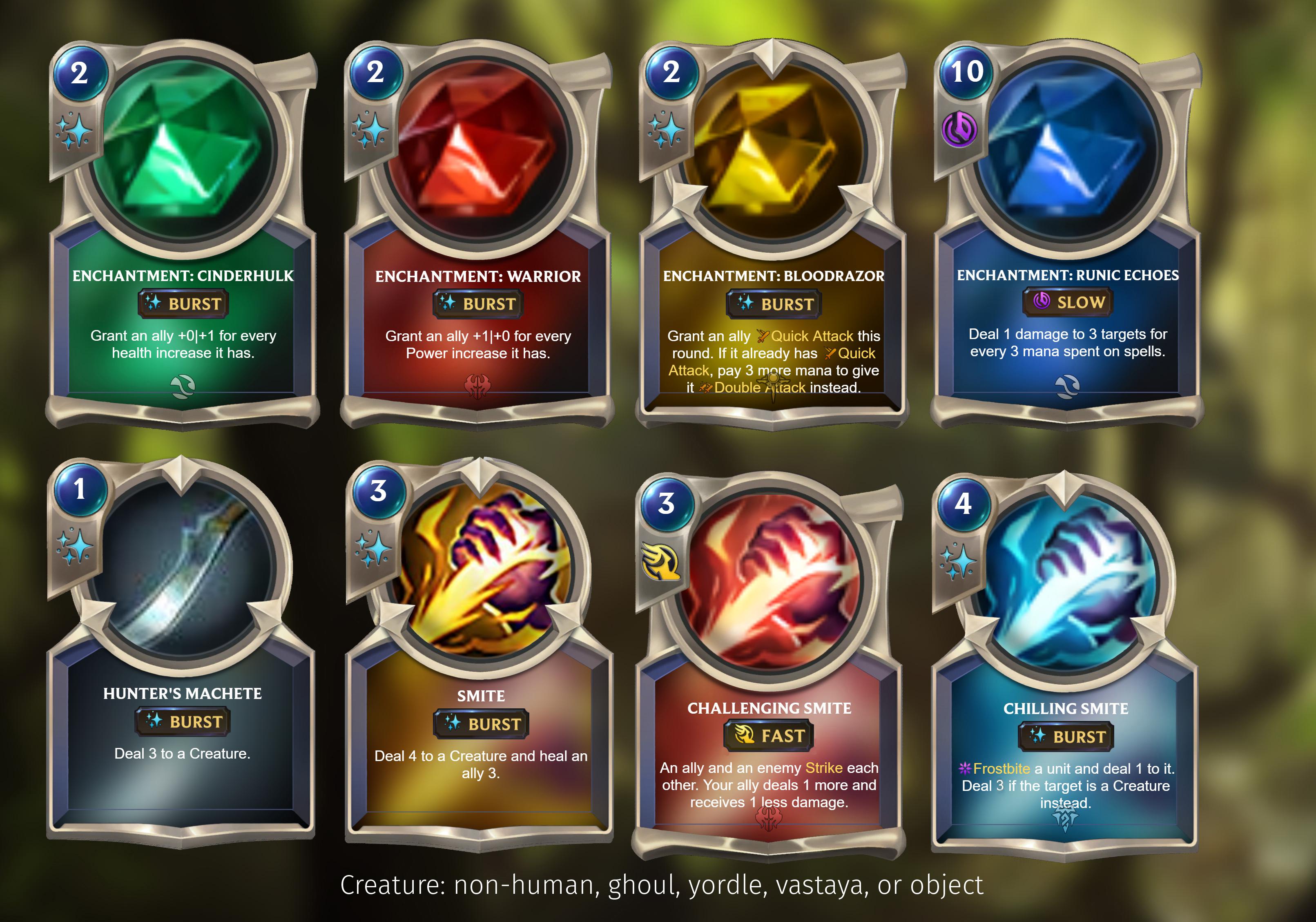 Spells based off jungle item and smite enchantments r/CustomLoR