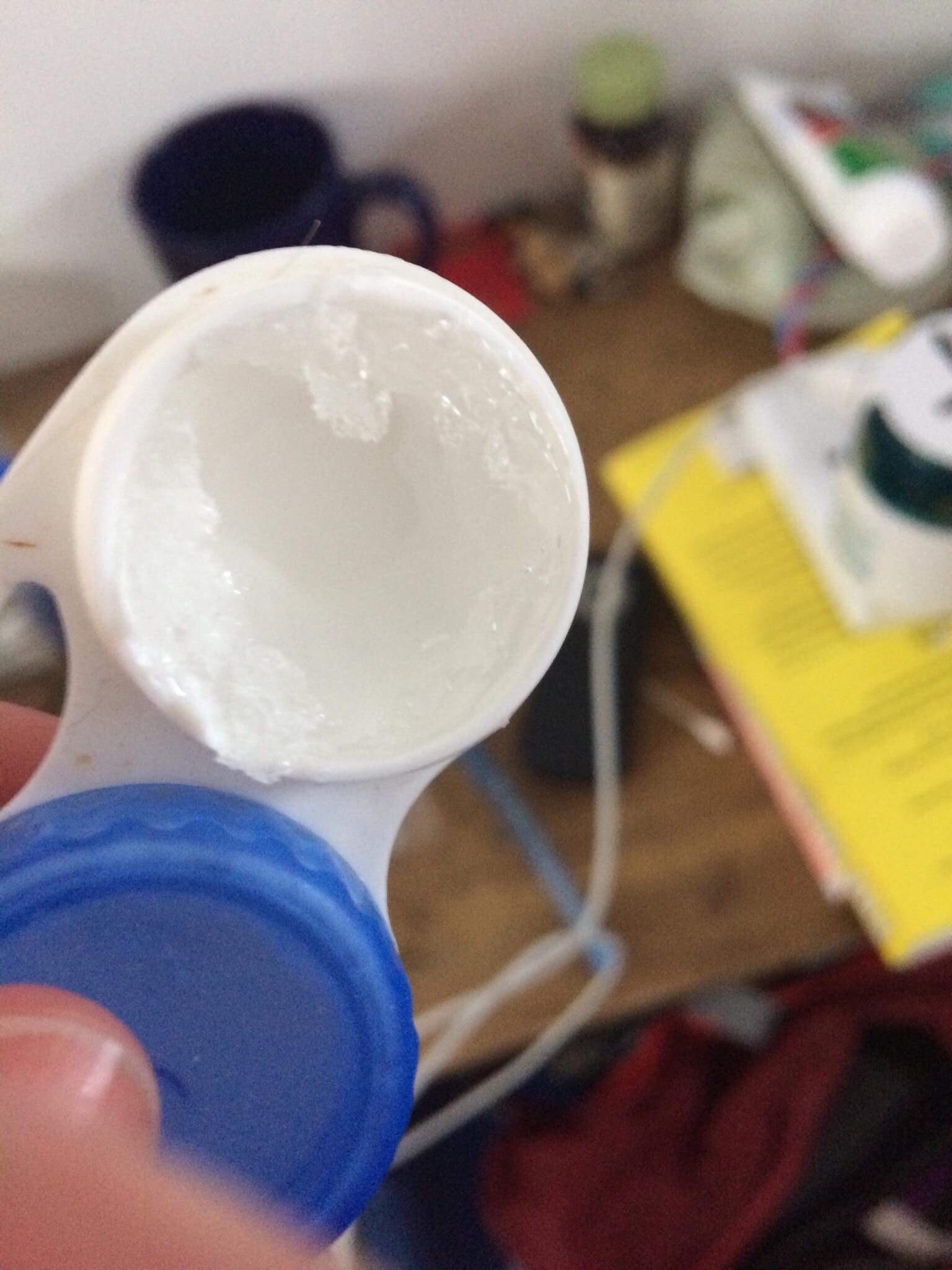 A friend has sent me a photo of her contact lenses frozen over. She’s