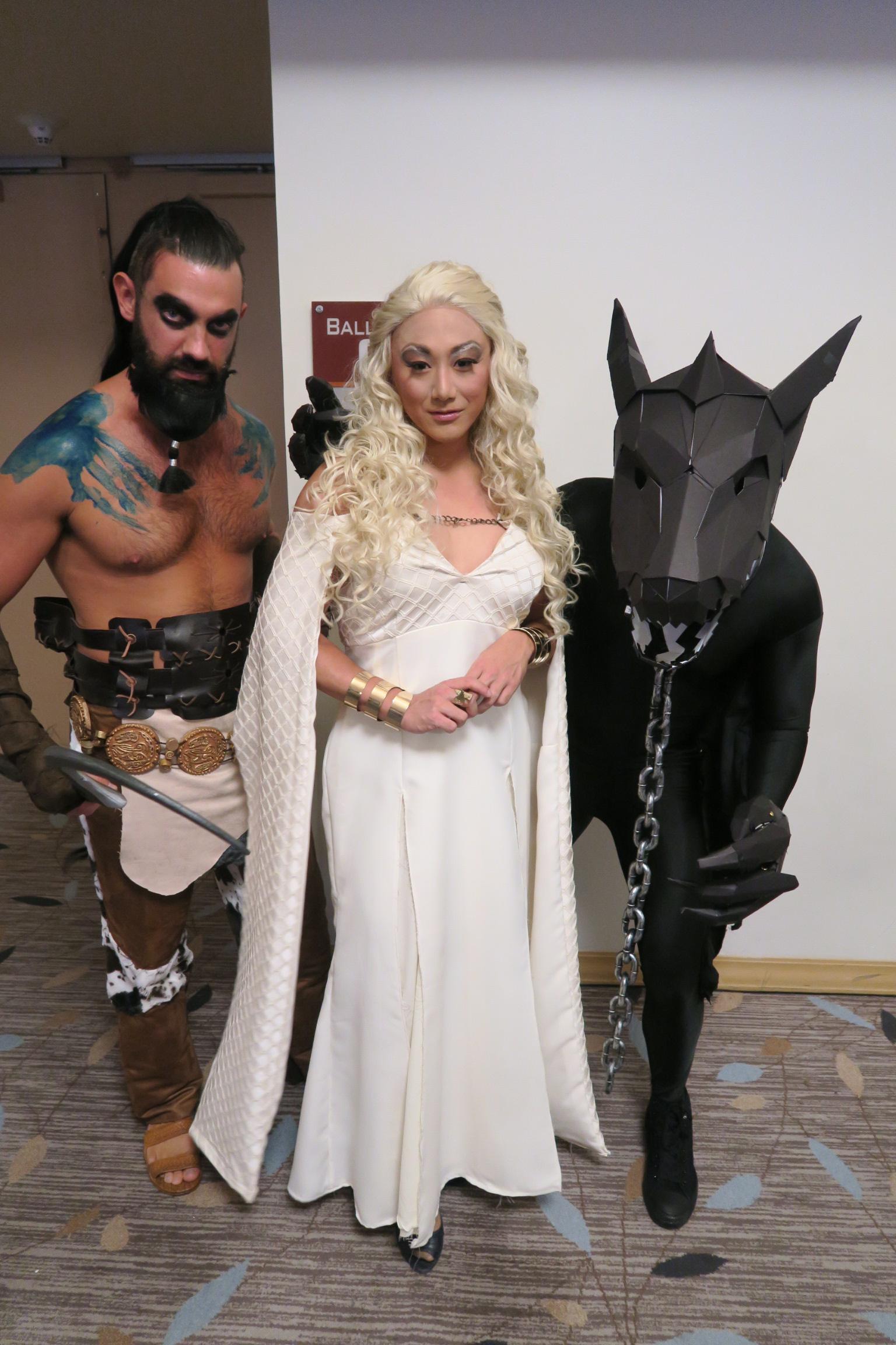 Khal Drogo, Khaleesi/Daenerys Targaryen and little baby Drogon Cosplay
