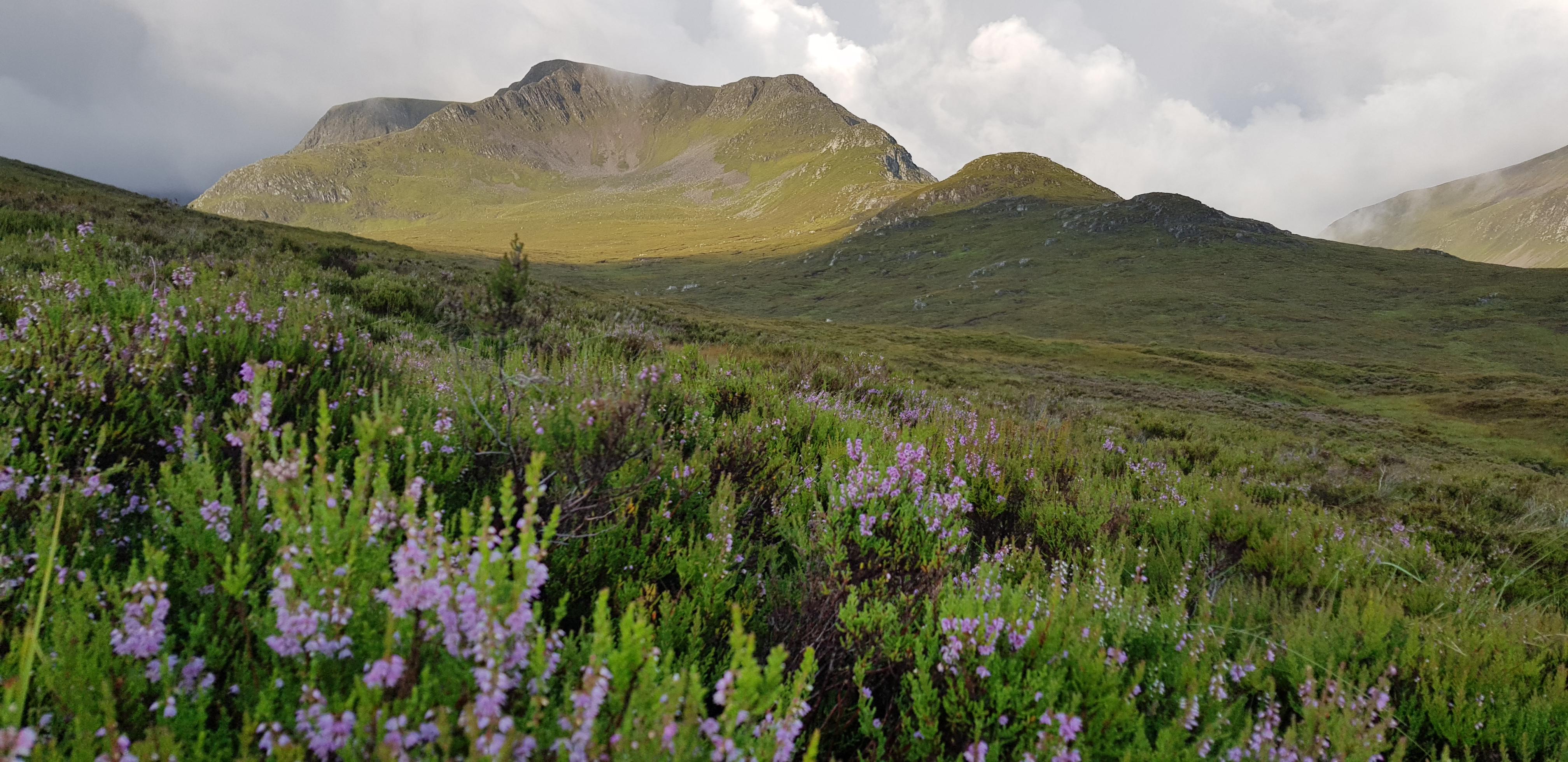 Ben alder in the central highlands of Scotland. Taken during a multi