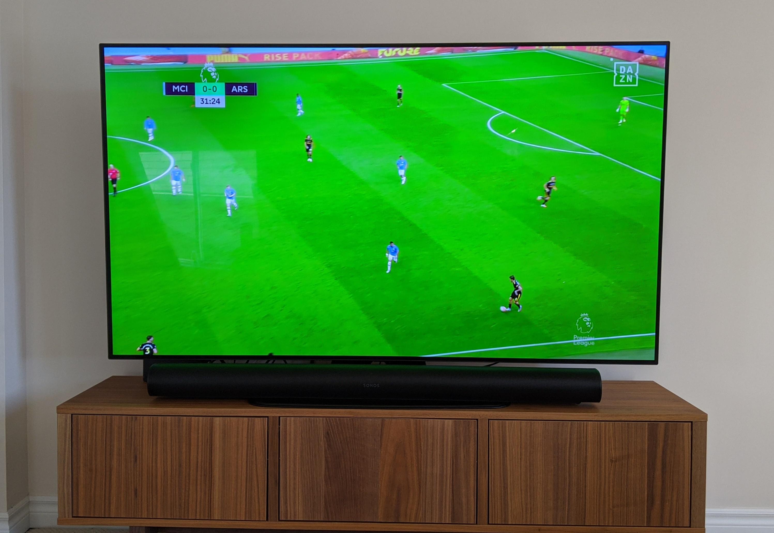 LG 65" C9, Arc & Sanus Swivel Stand r/sonos