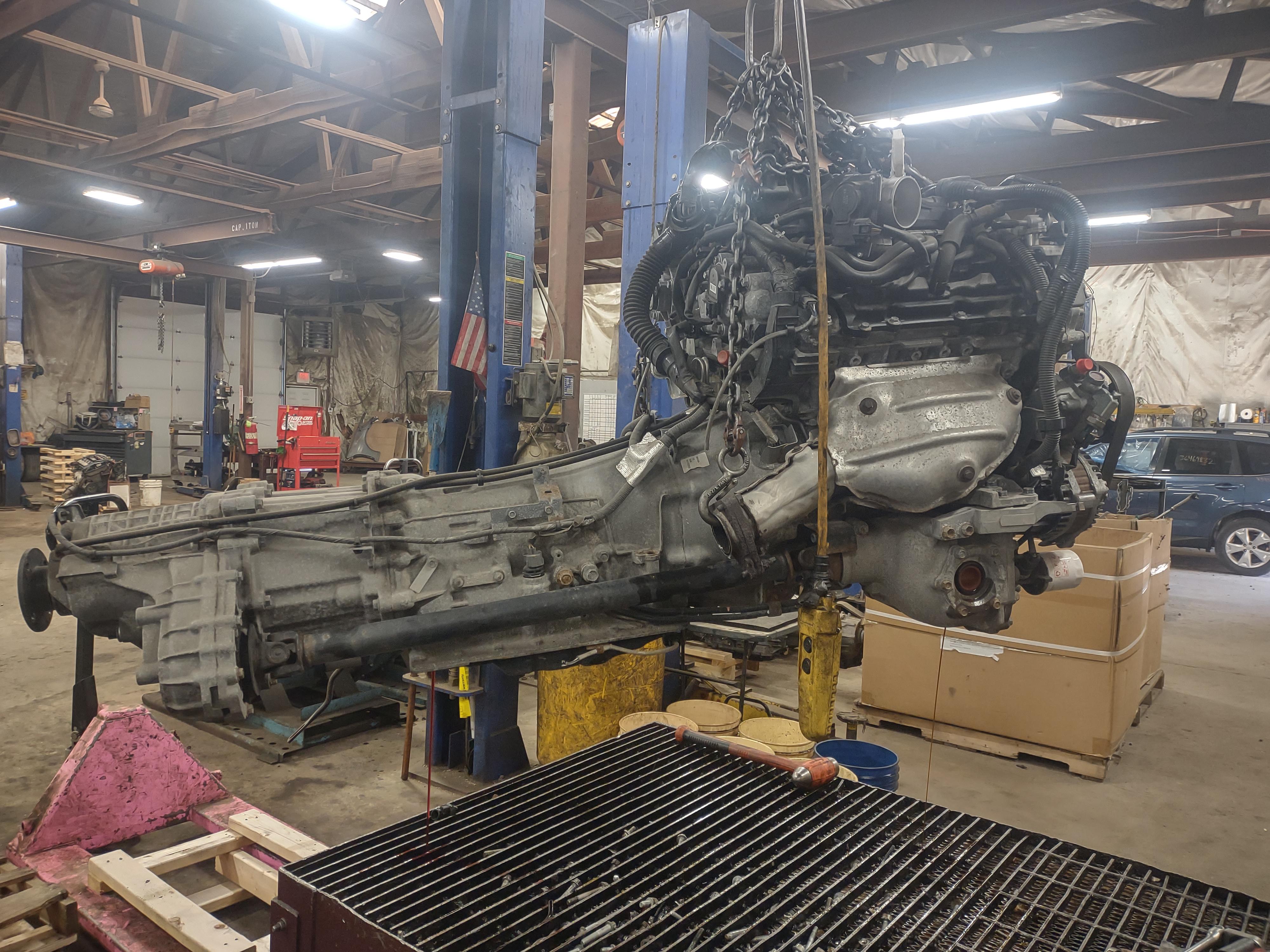 Got to dismantle an G37 drivetrain. HUGE! r/infiniti