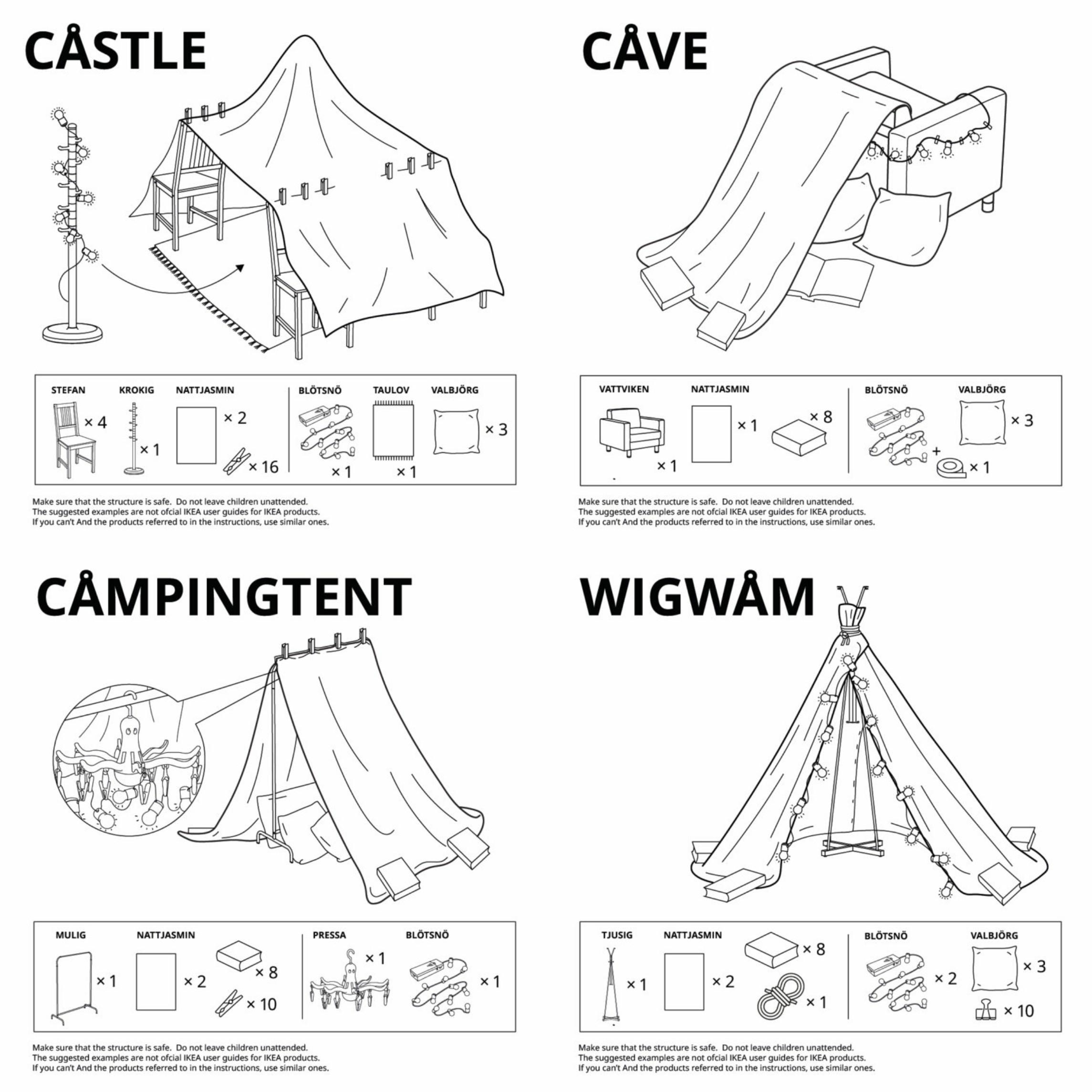more official ikea blanket fort designs! (credits to u/SoberSquid) r