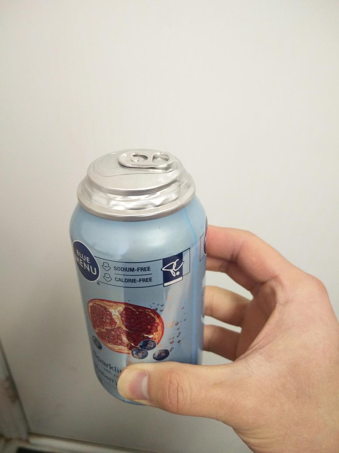 Pop can expanded from being left in the freezing cold r/mildlyinteresting