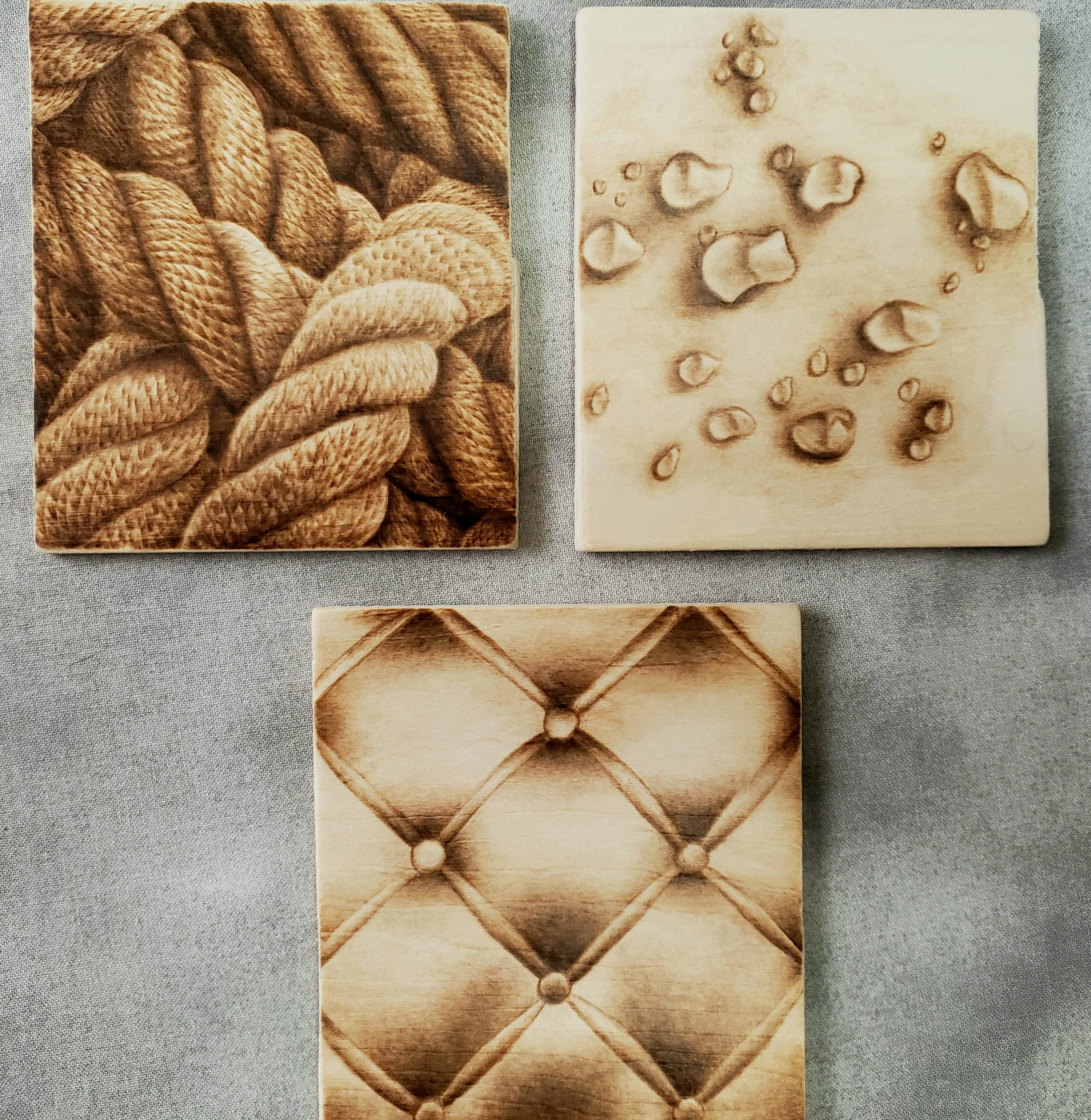 Been practicing shading for the past few weeks on some scrap wood r