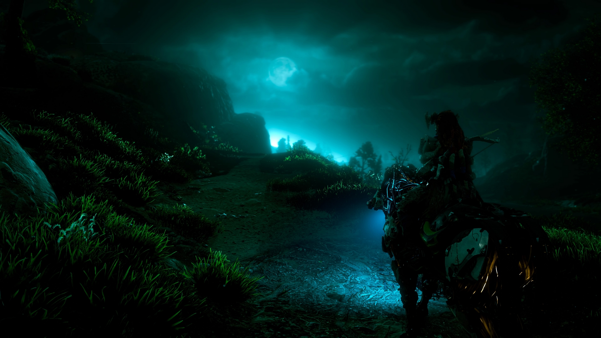 Horizon Zero Dawn looks even more stunning at night. r/gaming