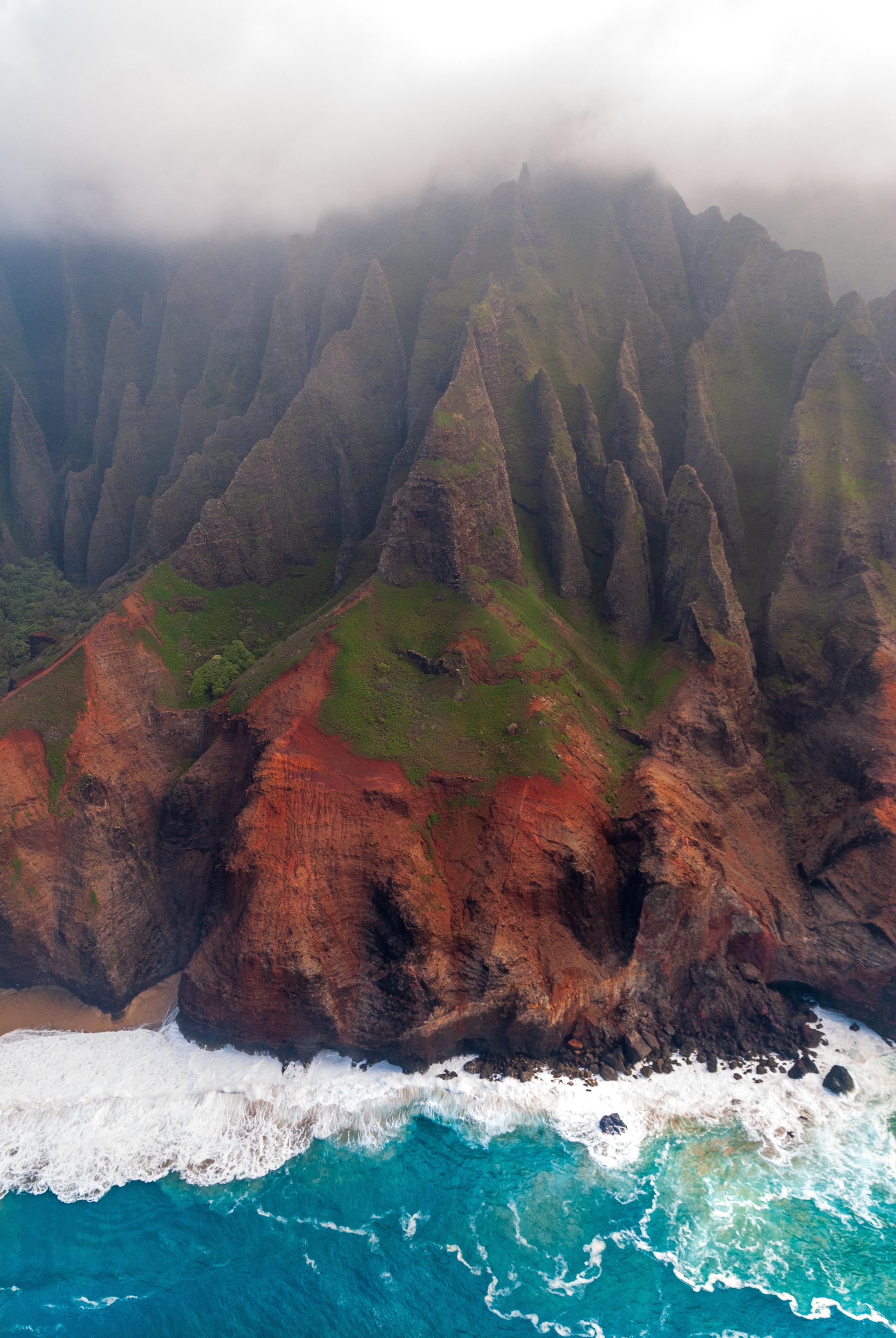 Turquoise Water. Nā Pali Coast Hawaii. [3872 x 2592] Nature/Landscape