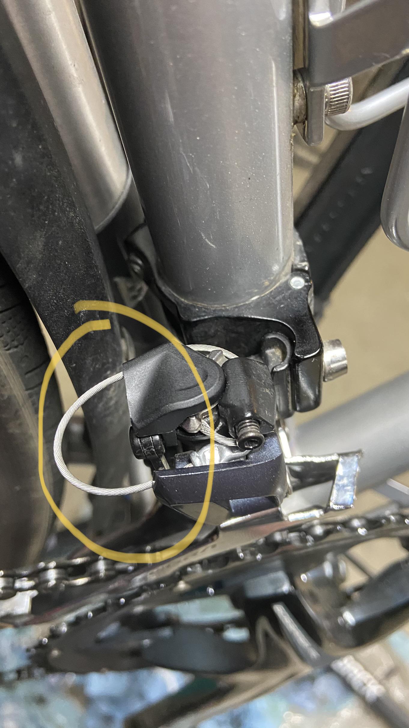 First time replacing the cables for this front derailleur, did I route