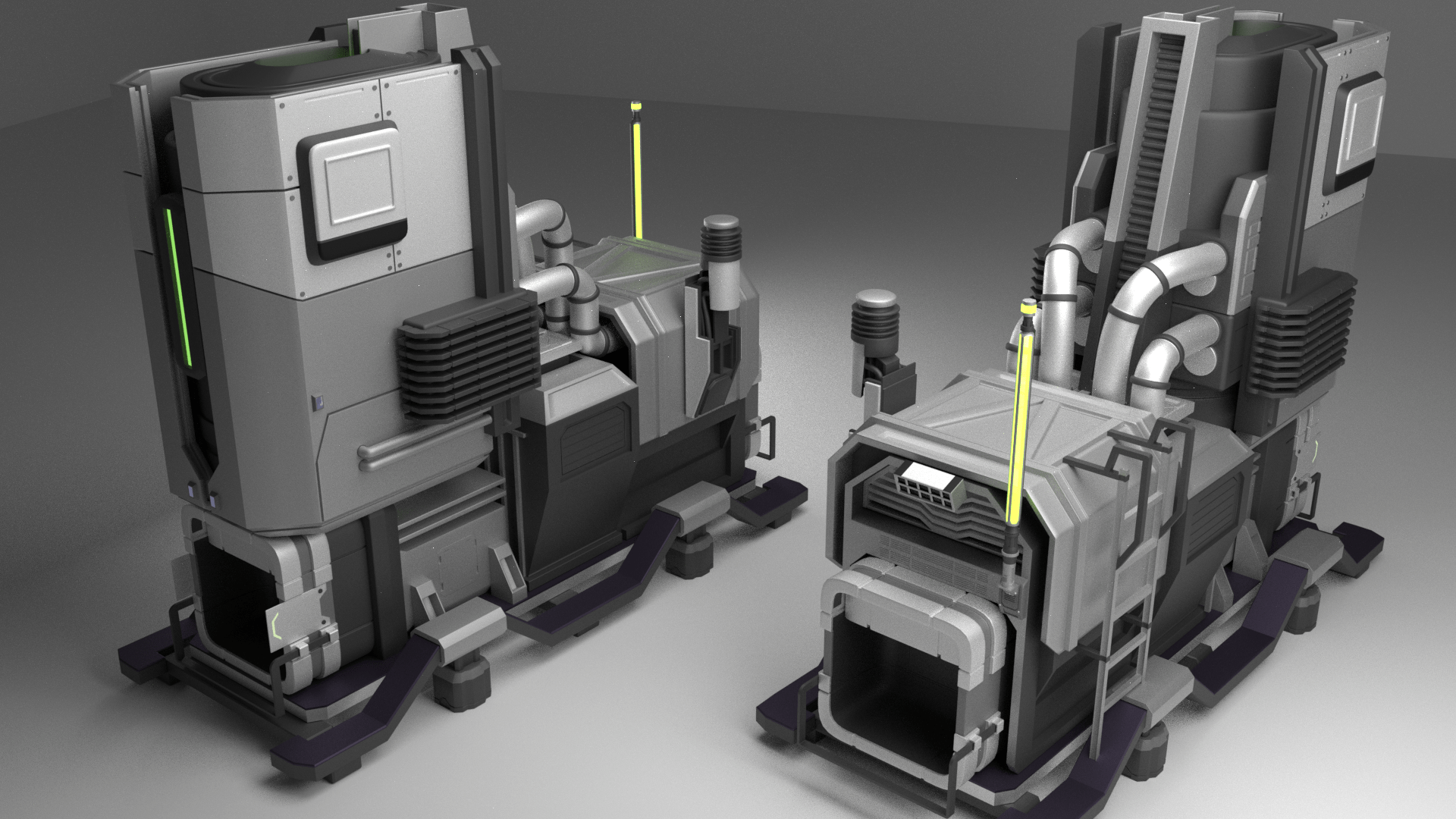 Practicing hardsurface modeling for my next big project (First object