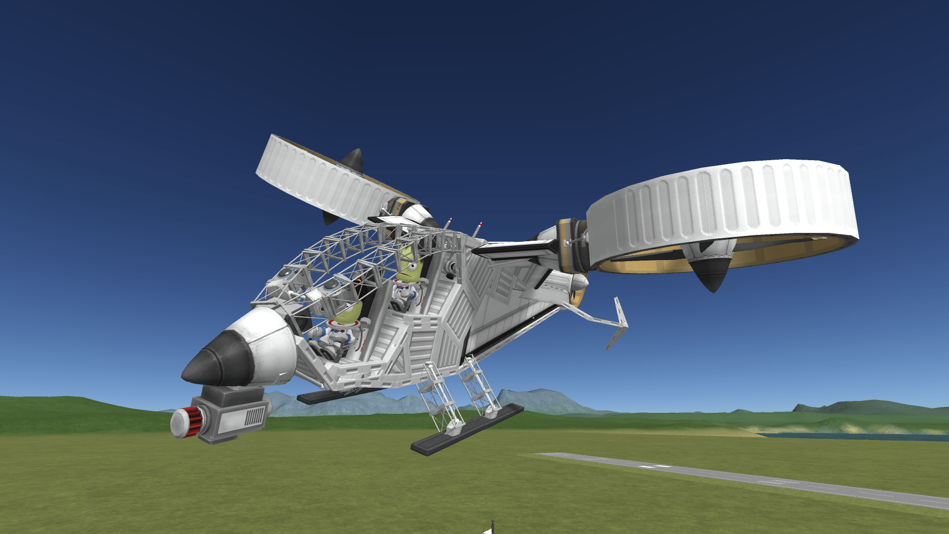 Built a ducted fan helicopter, inspired by the Scorpion from Avatar