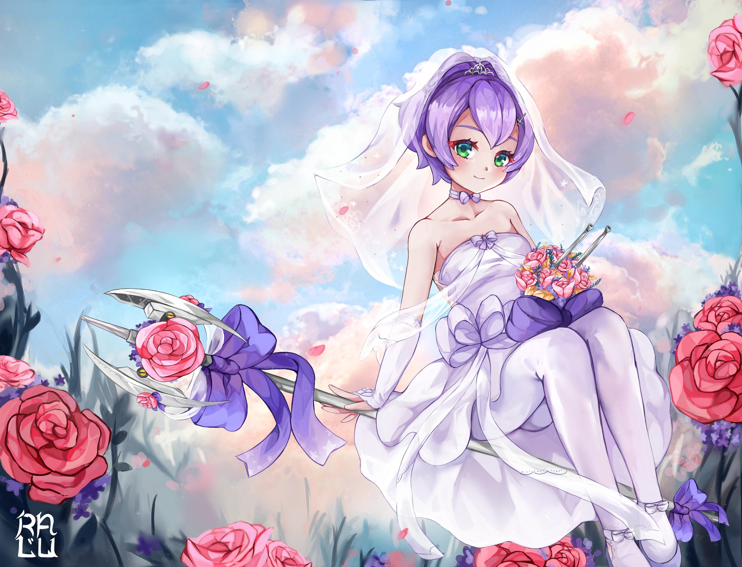 Javelin getting ready for her wedding [Azur Lane] awwnime