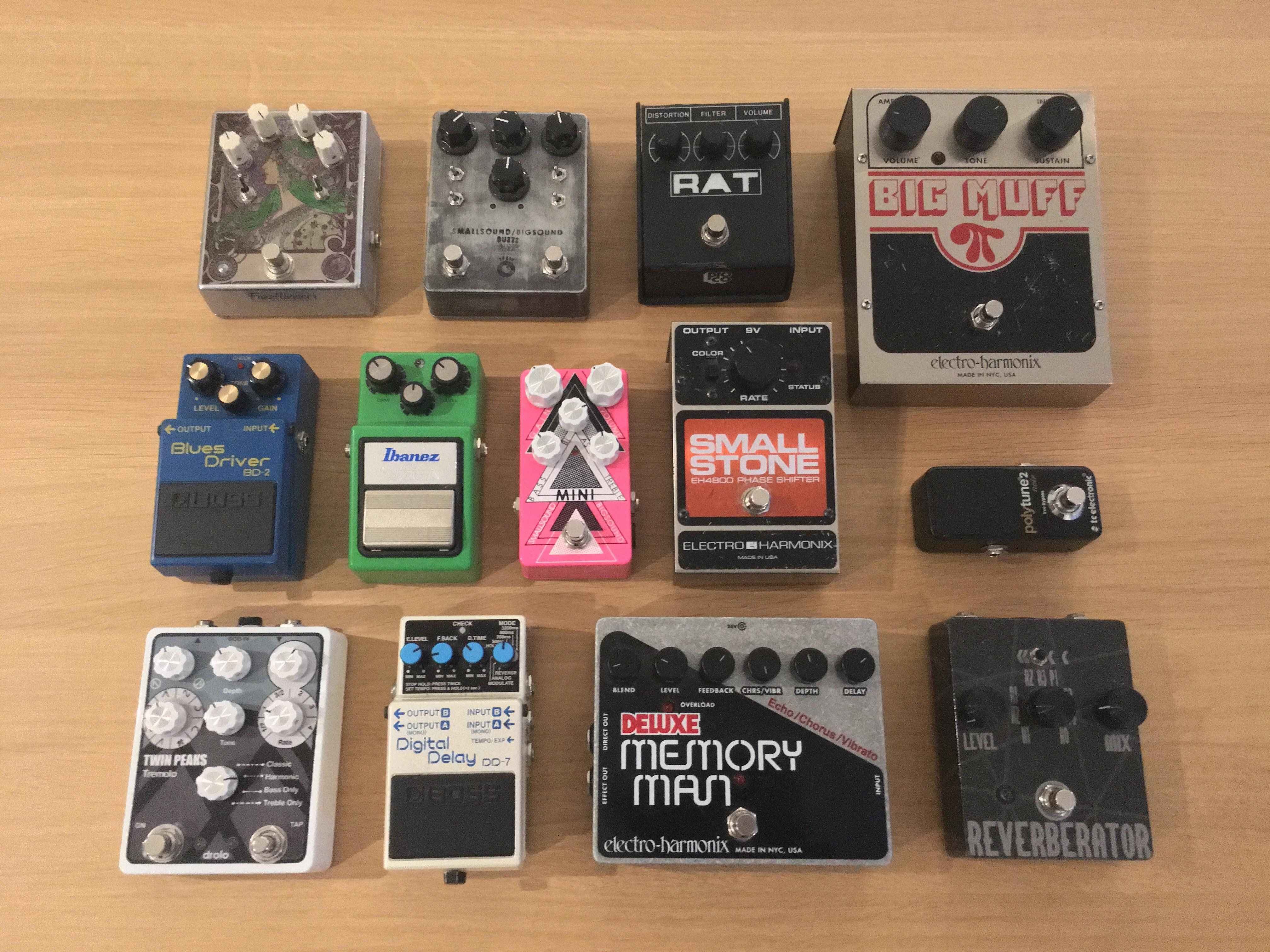 Rediscovering my pedal collection r/guitarpedals