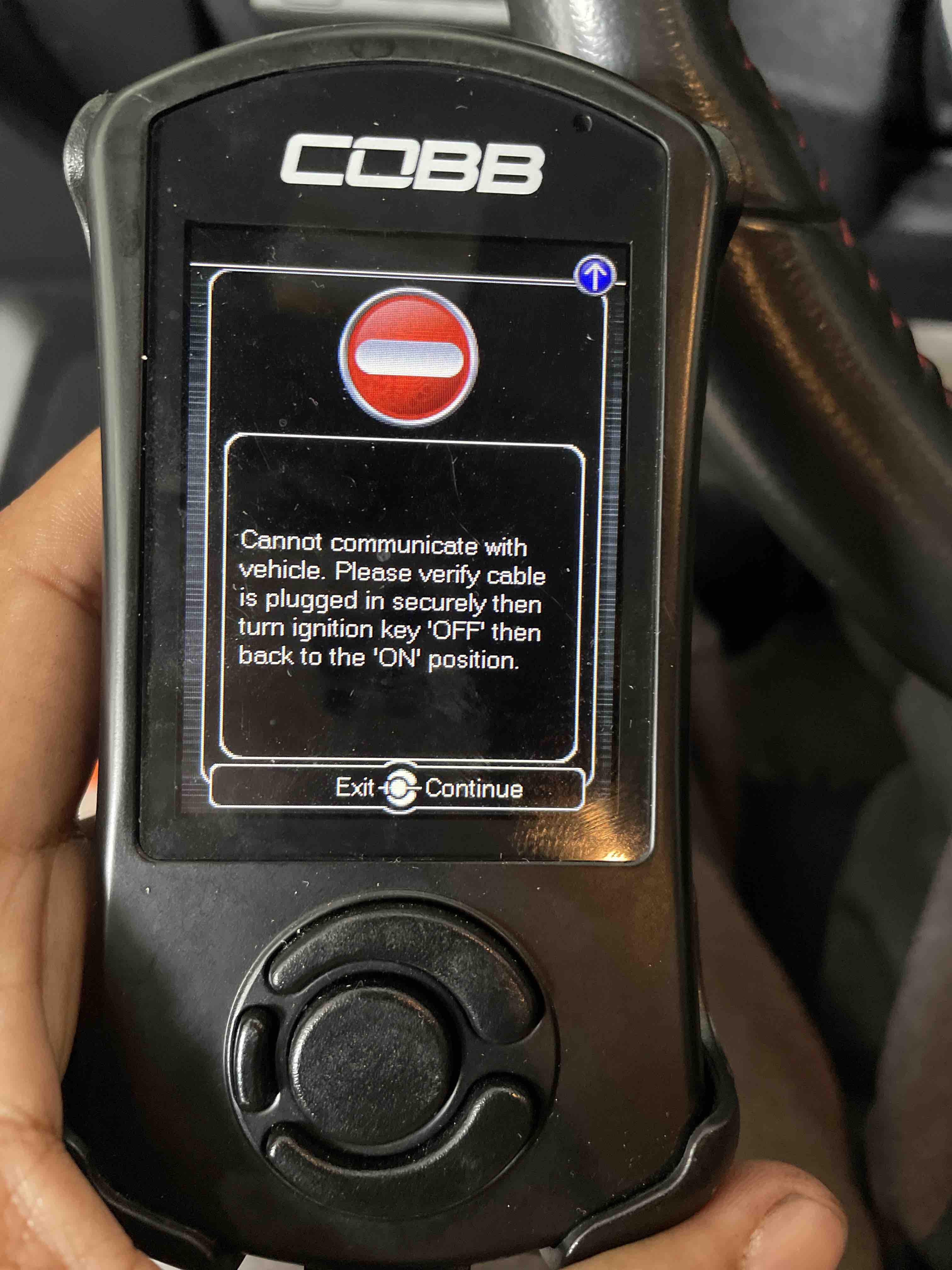 Cobb AP won’t communicate with car (help) r/WRX