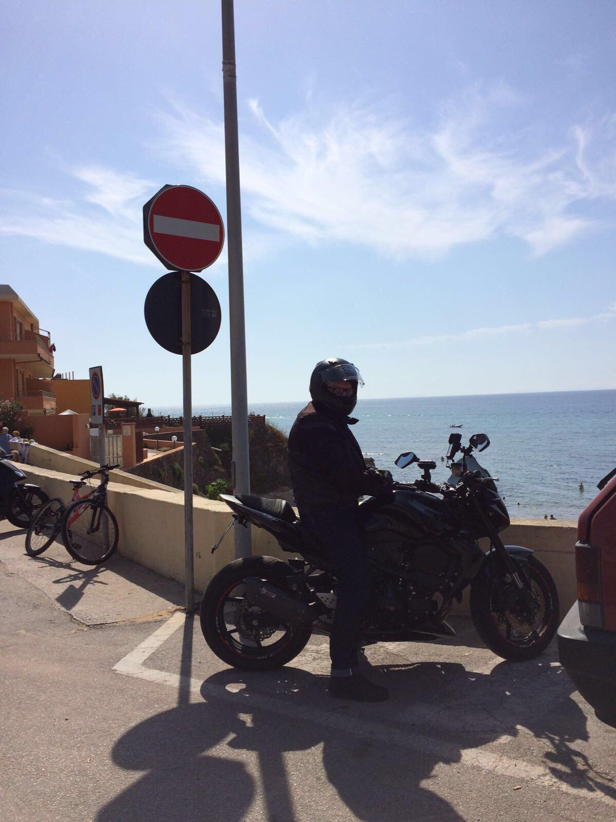 castelsardo Sardinia my trip nice view r/motorcycles