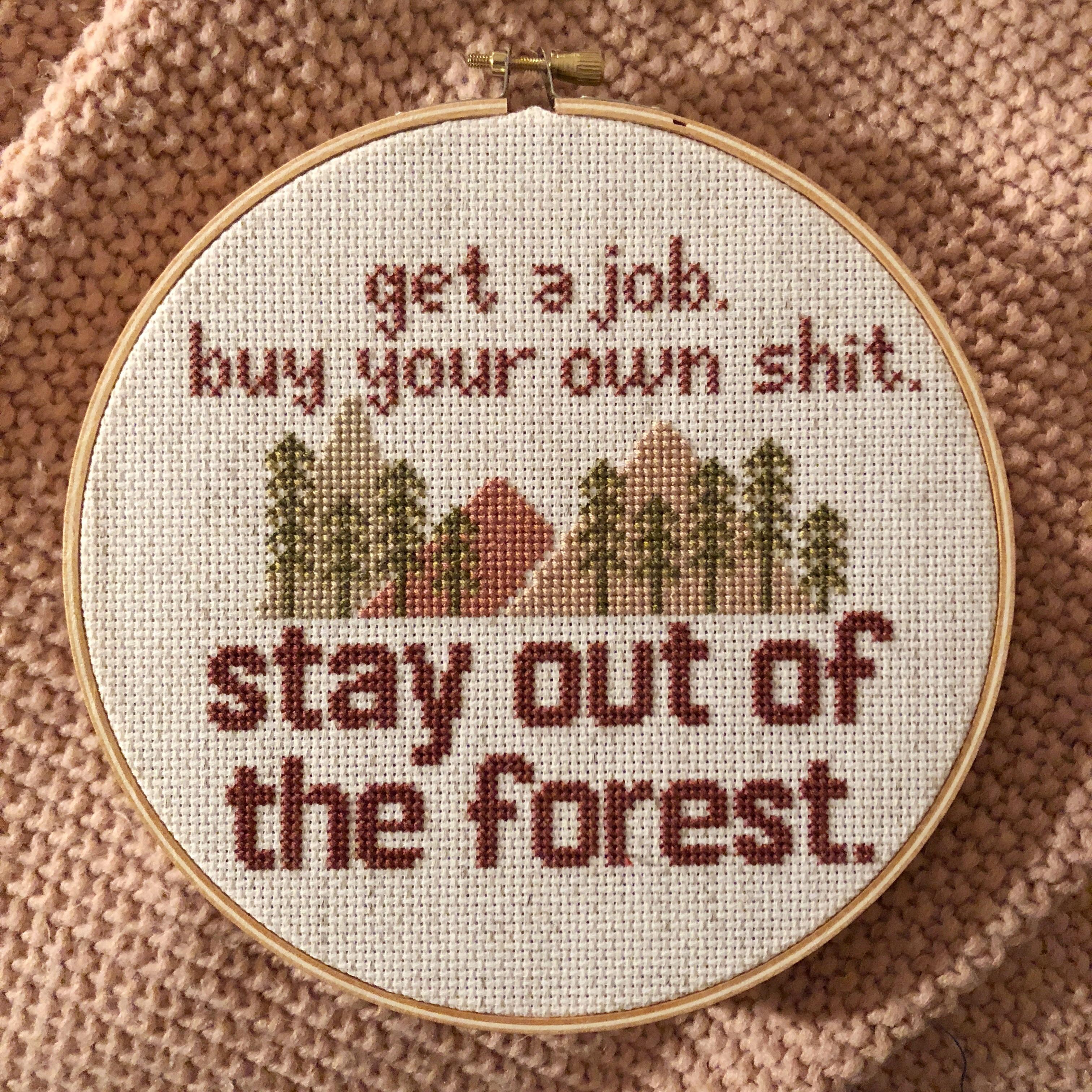MFM has been the best inspiration to start creating my own cross stitch