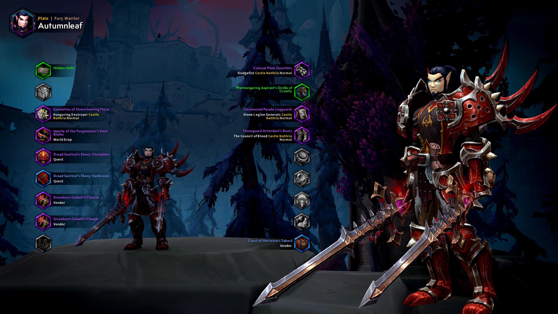 Venthyr Warrior r/Transmogrification