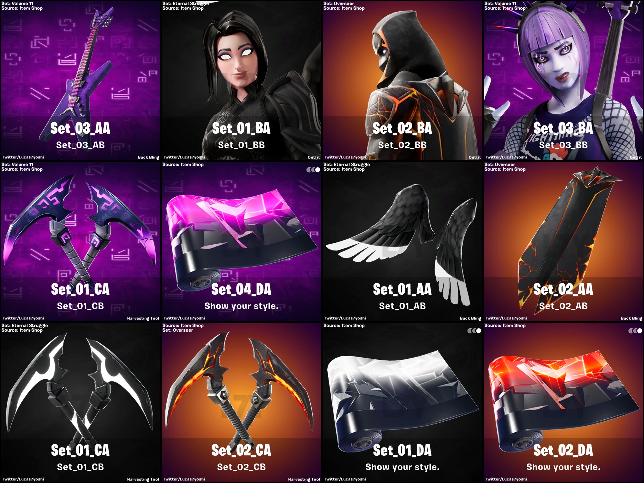 Darkfire Bundle Cosmetics Were Just Decrypted (Credit Lucas7yoshi) r/FortniteLeaks