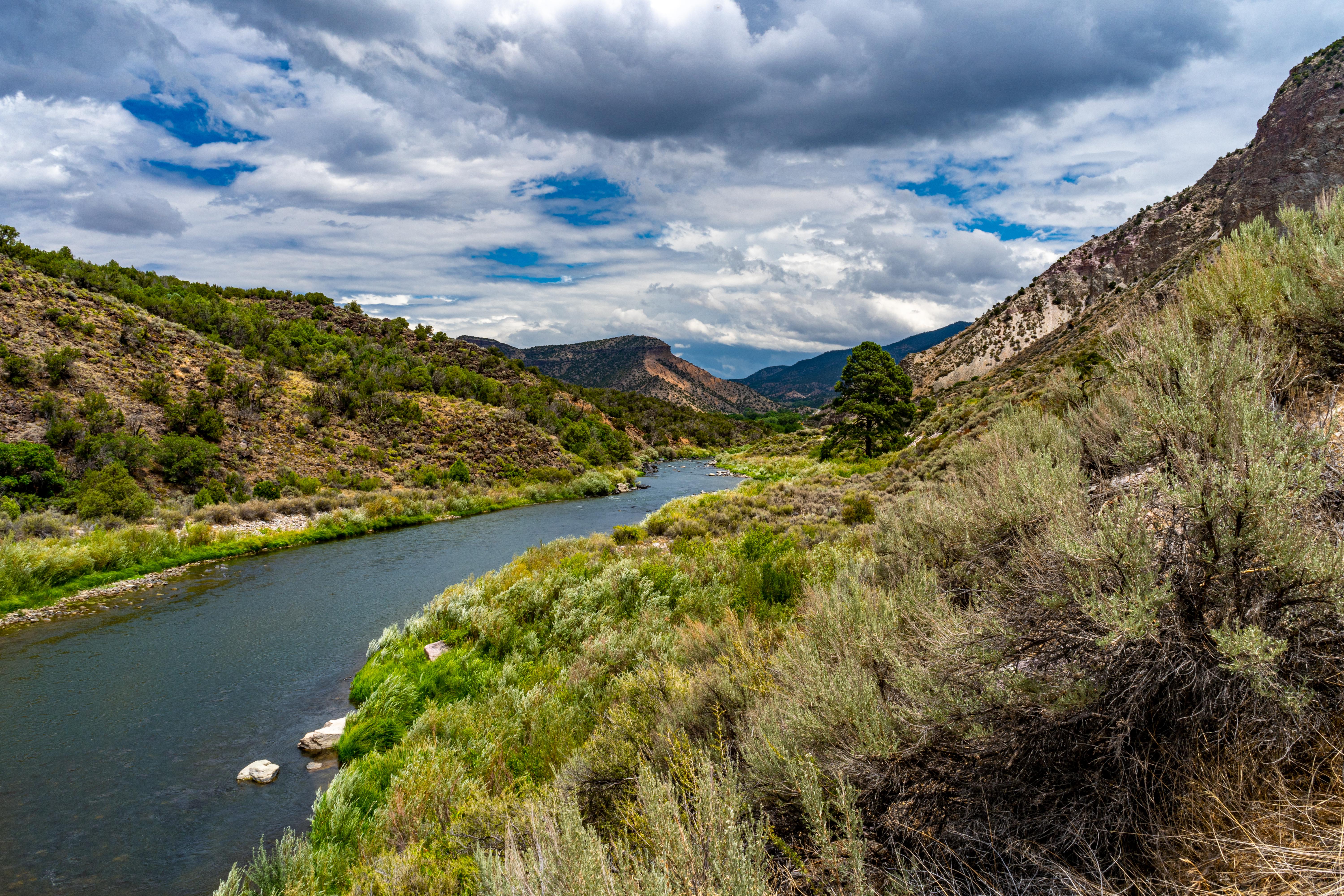 The Rio Grande (heading north towards Taos) r/NewMexico