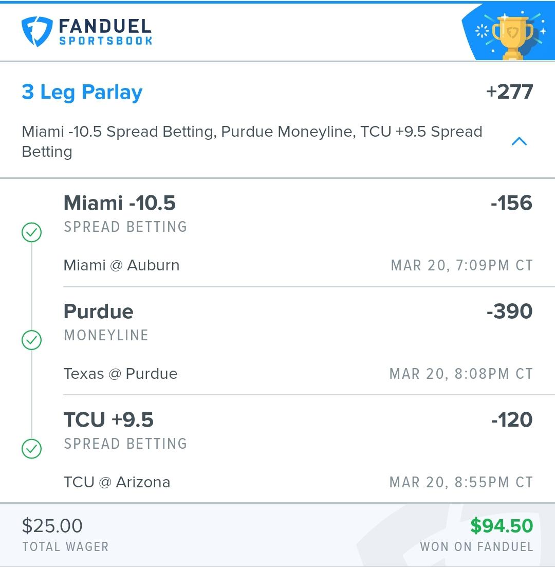 Live bet. Had to get some of my money back! r/fanduel