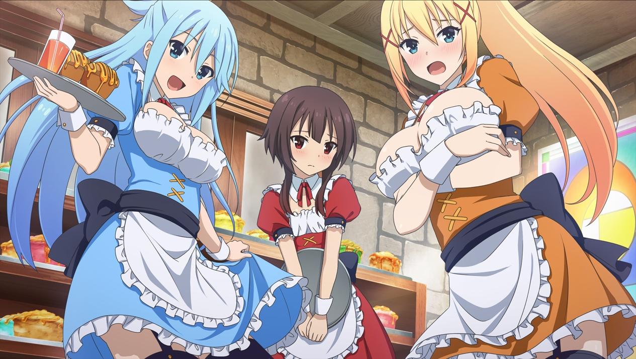 Maid Aqua, Megumin and Darkness r/Konosuba