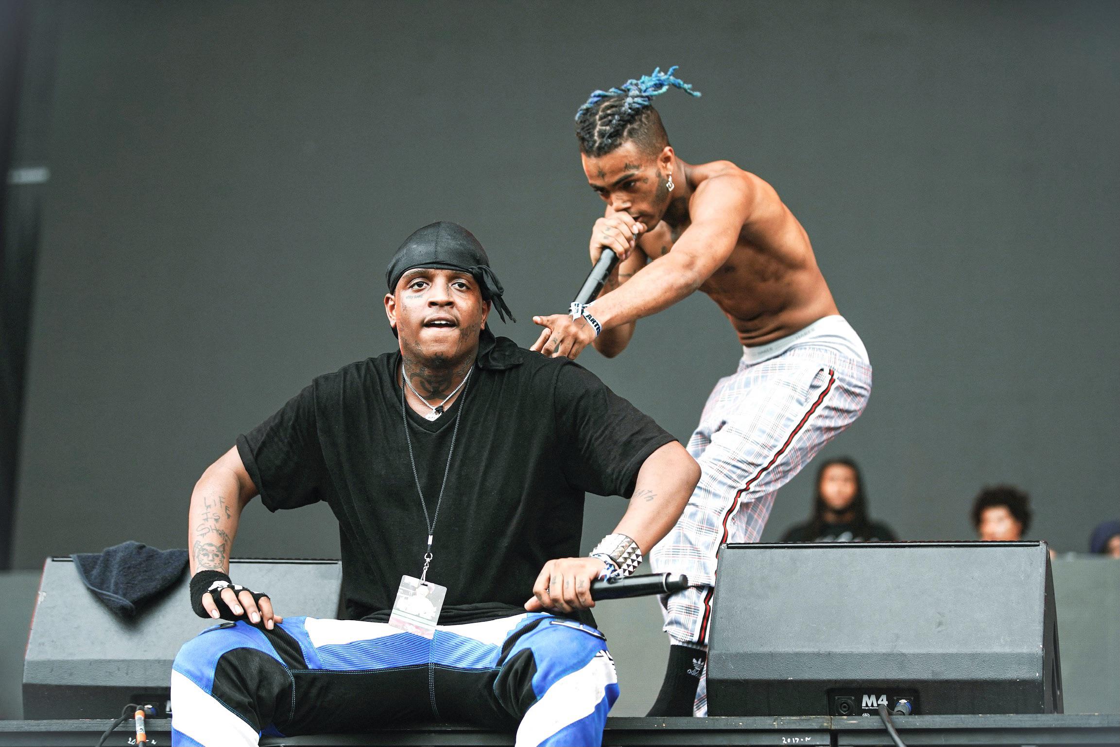 new photo of X and Ski at Rolling Loud from myself jahsehjit2, shot by