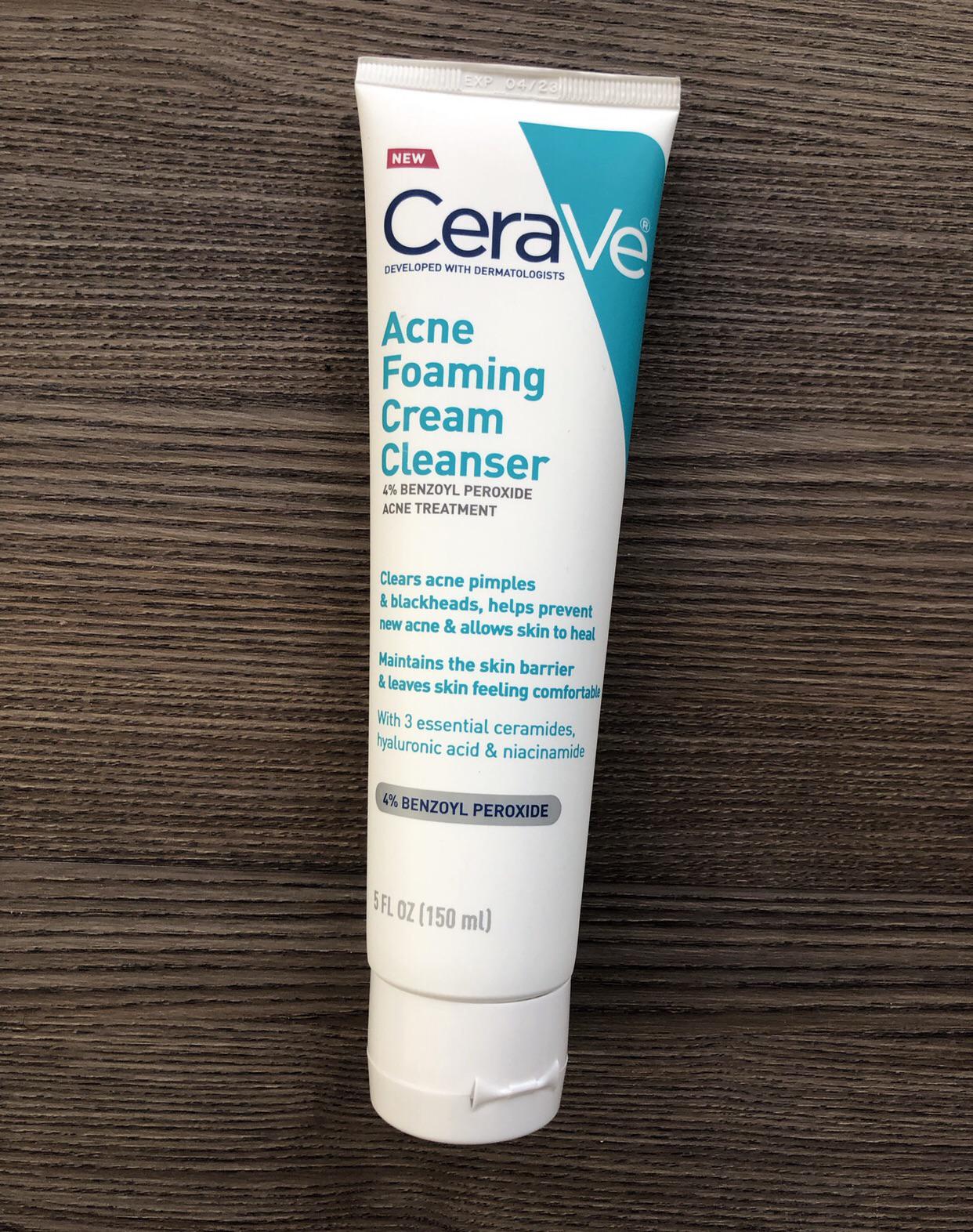 Quick review of my first month using Cerave’s Acne Foaming Cleanser (w