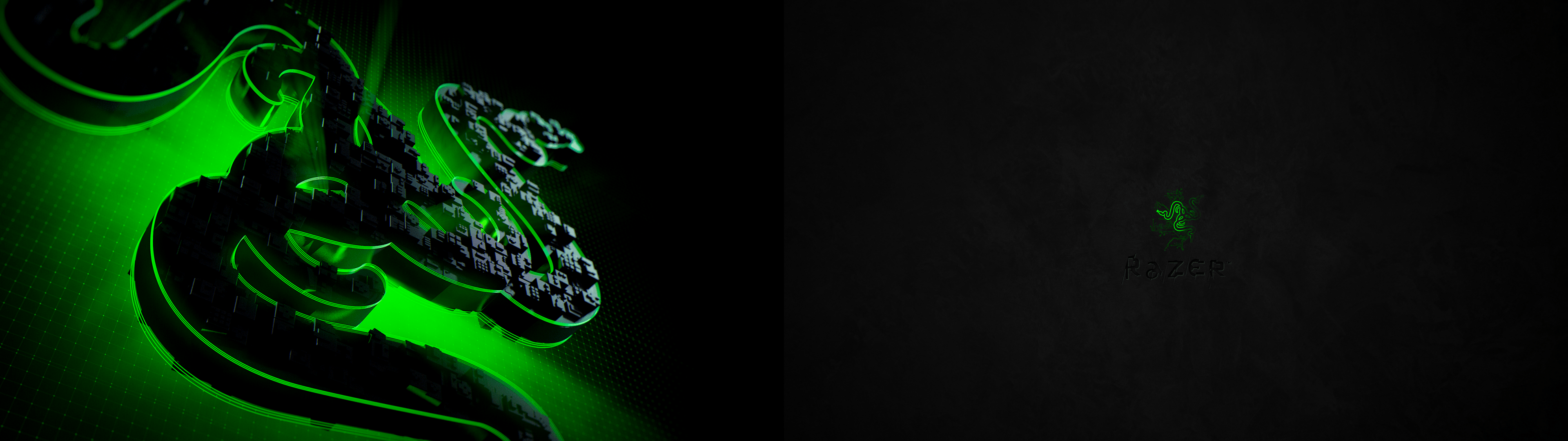 [3840x1080] Razer Dual Monitor Wallpaper multiwall