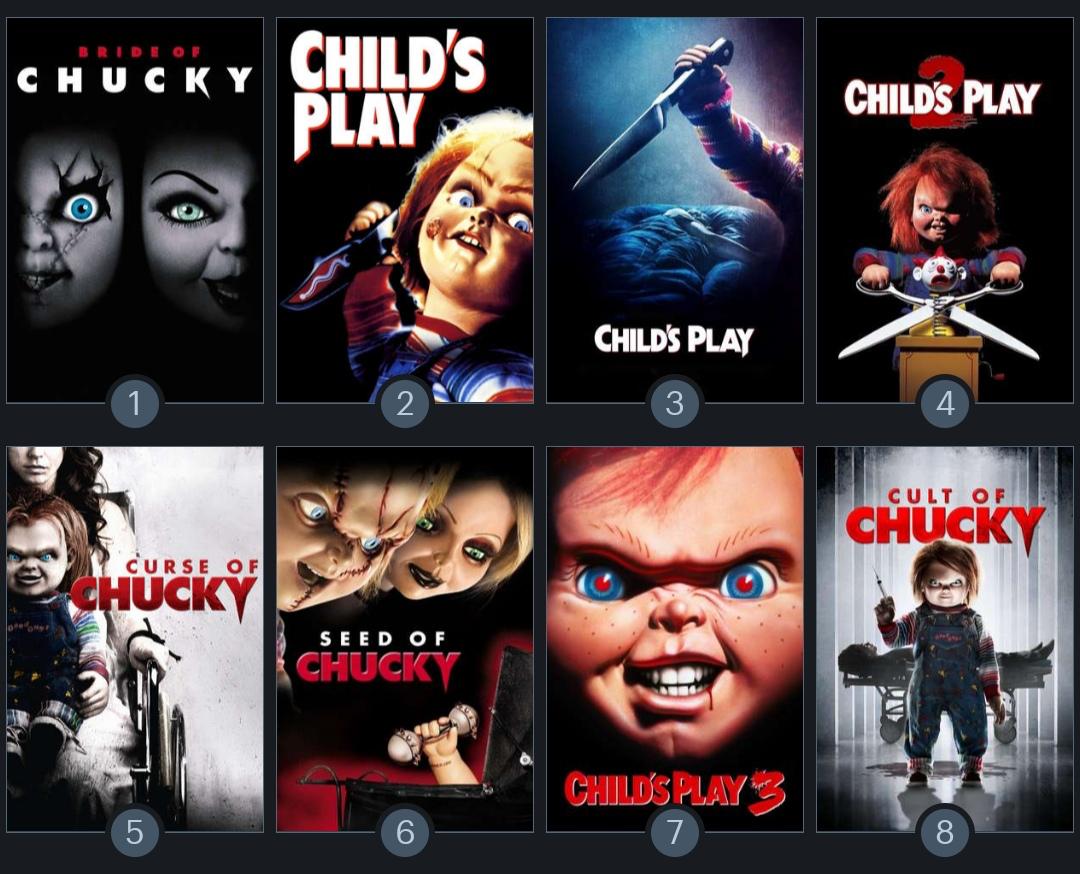 Finally watched all of the Chucky movies for the first time, I had a