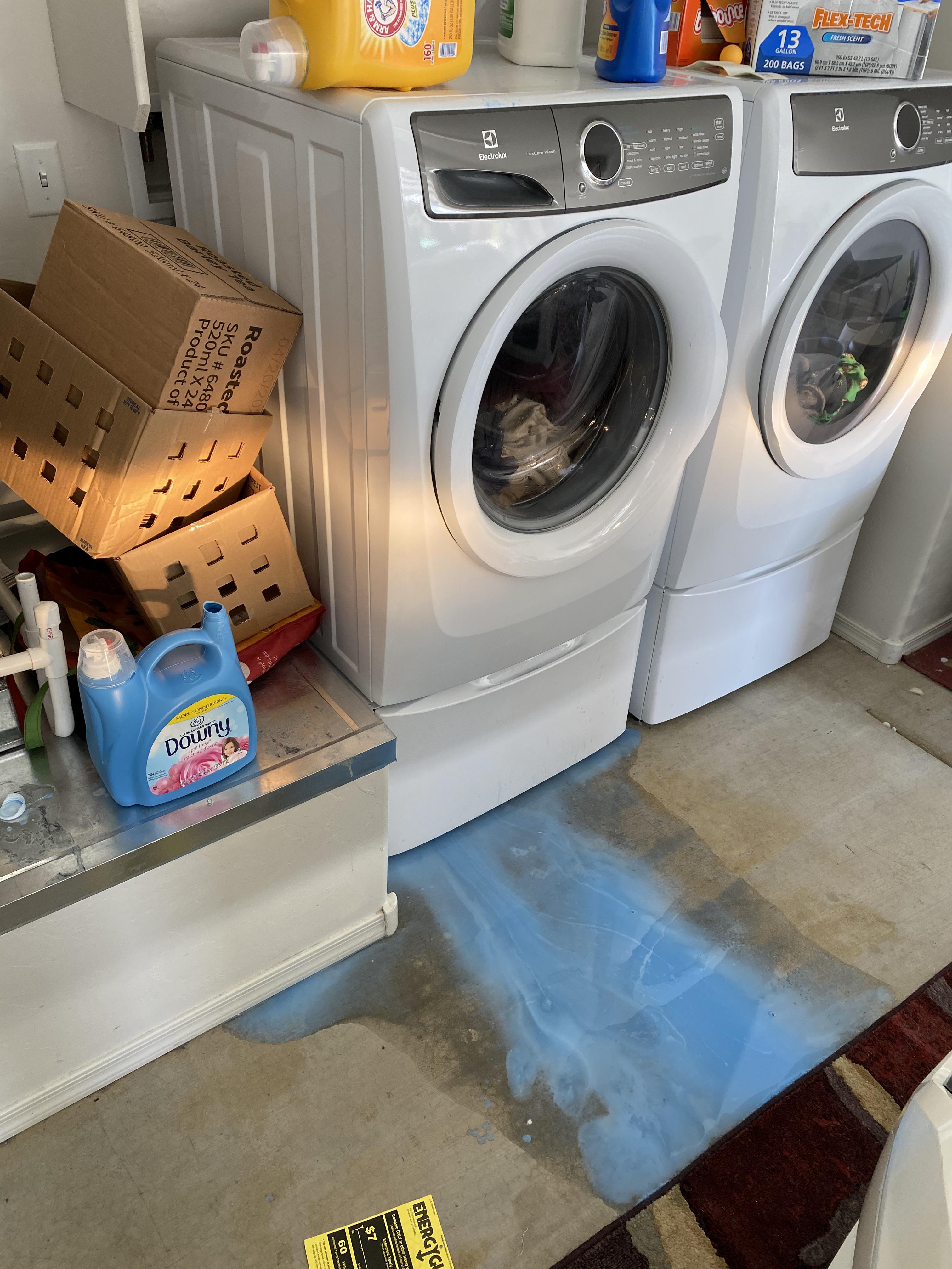 Our washing machine shakes like a train leaving the station. Need to