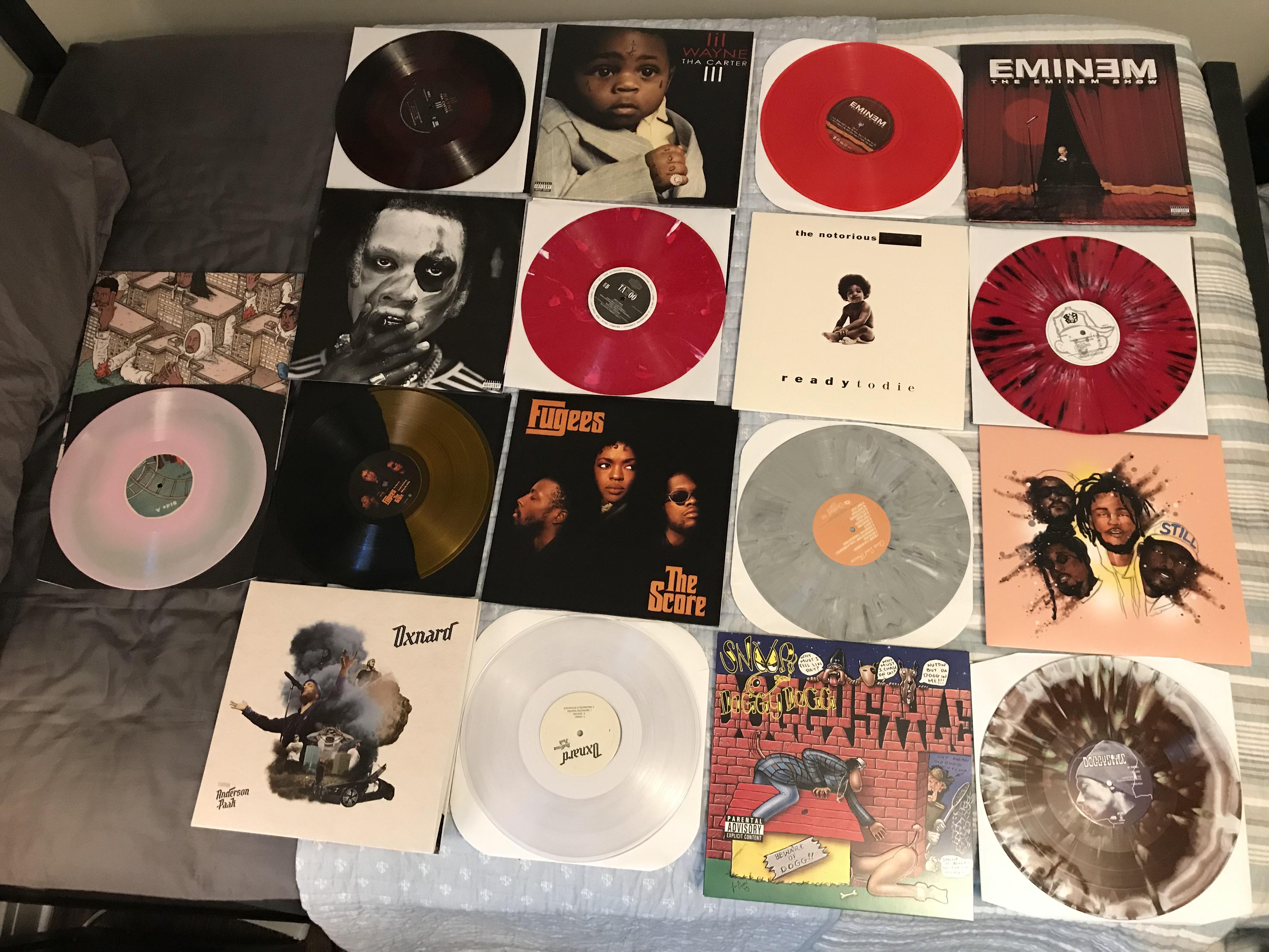 My Colored Hip Hop Vinyl Collection r/hiphopvinyl