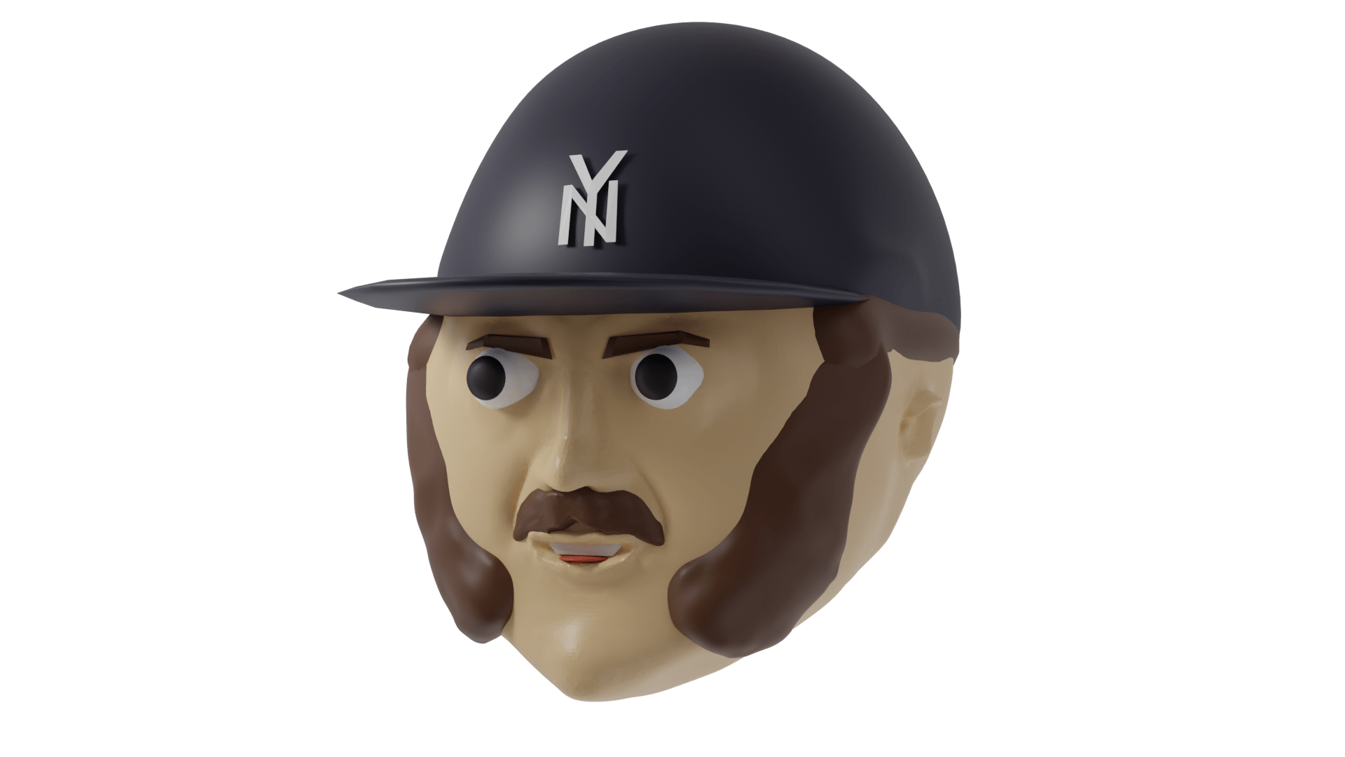 im learning how to sculp in blender and tried to do schlatt r/jschlatt