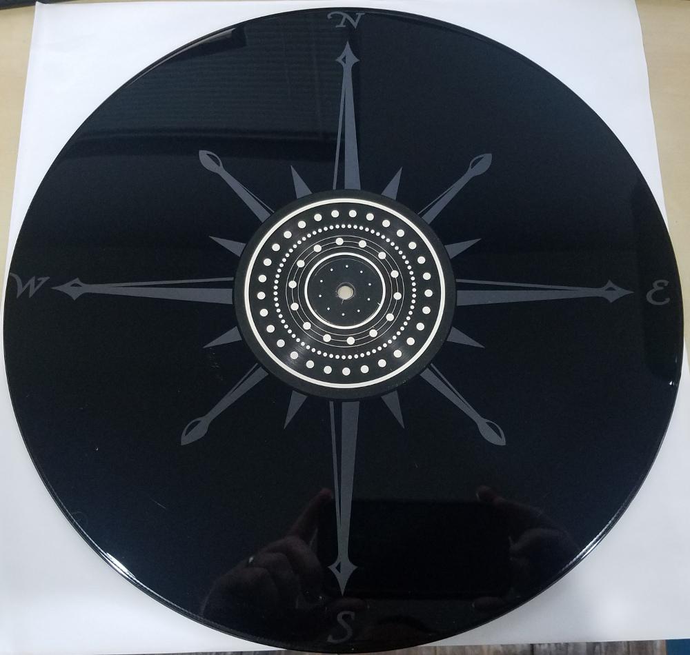 One of the etched discs that I own (Rush Test For Echo). More to come