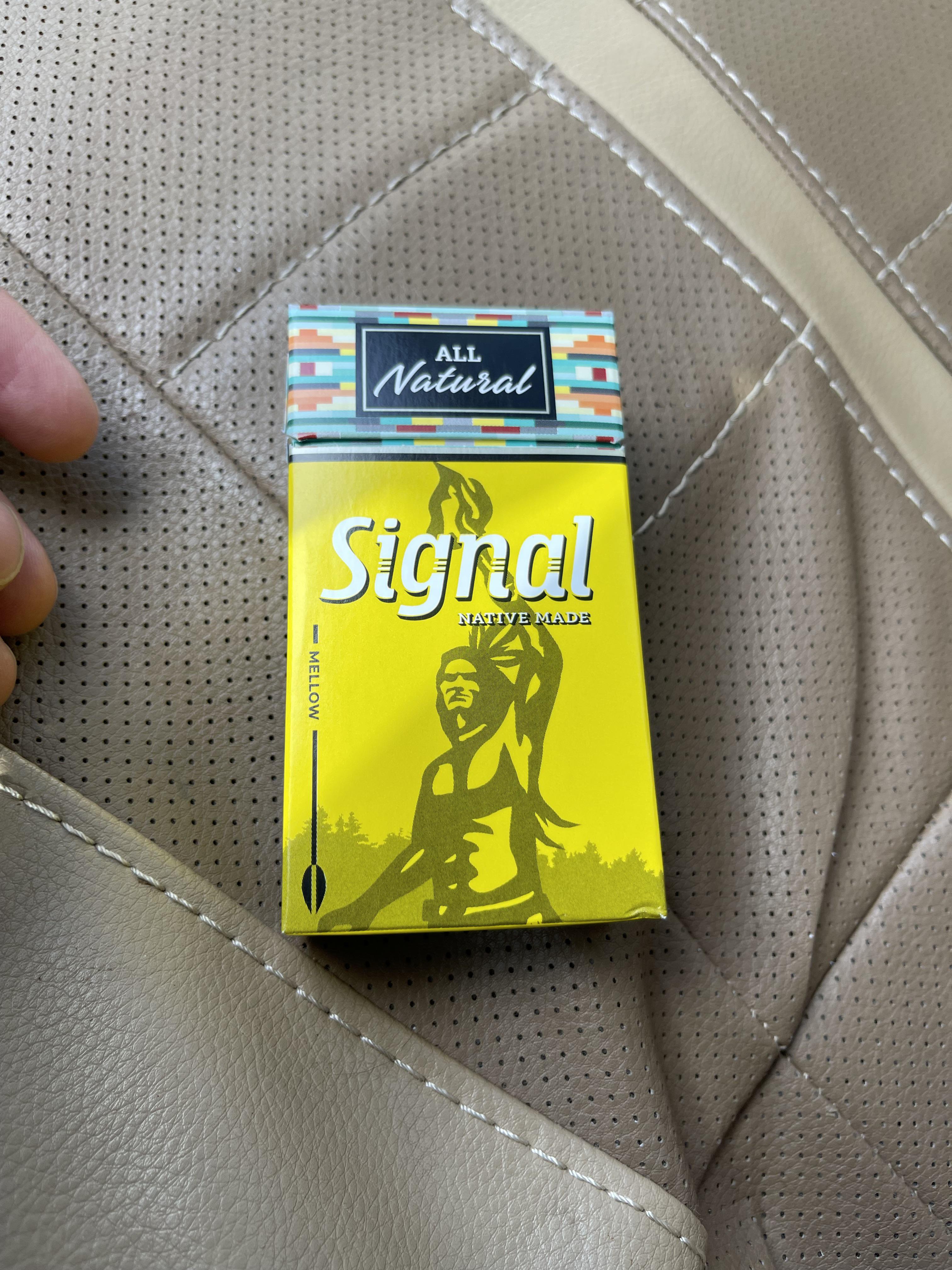 Signal Mild Cigarettes, I like them. 5 a pack at the reservation