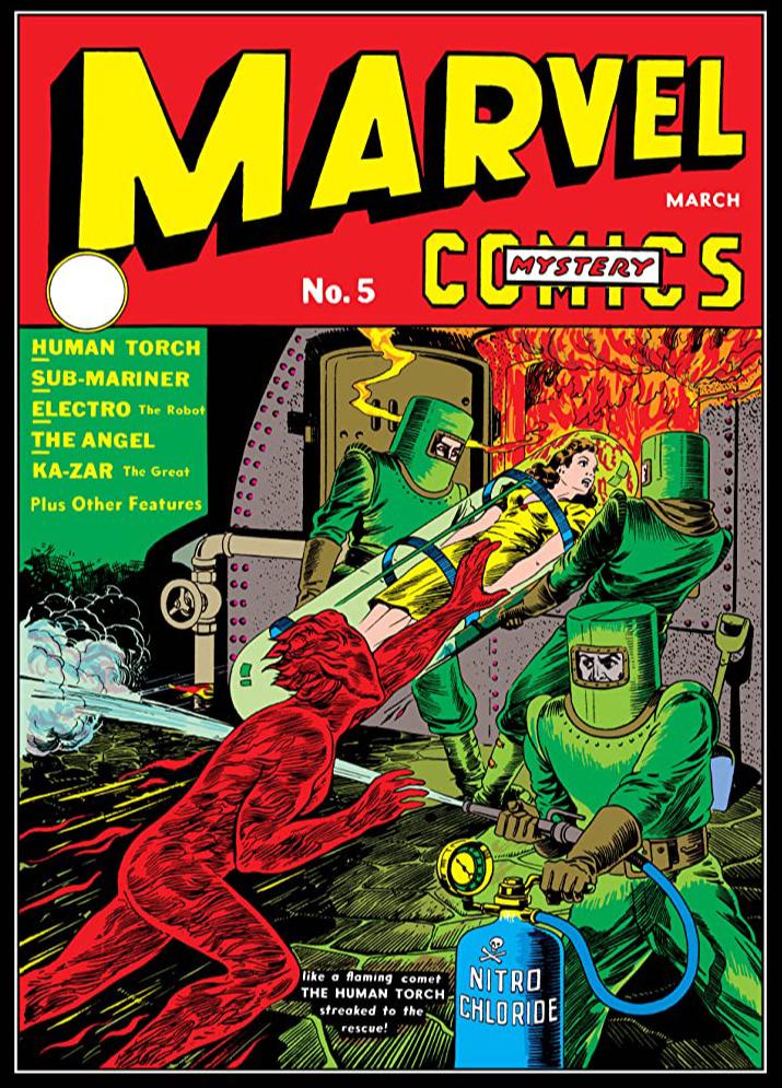 Best of Marvel Golden Age Comic Covers Part 1 Marvel Mystery Comics