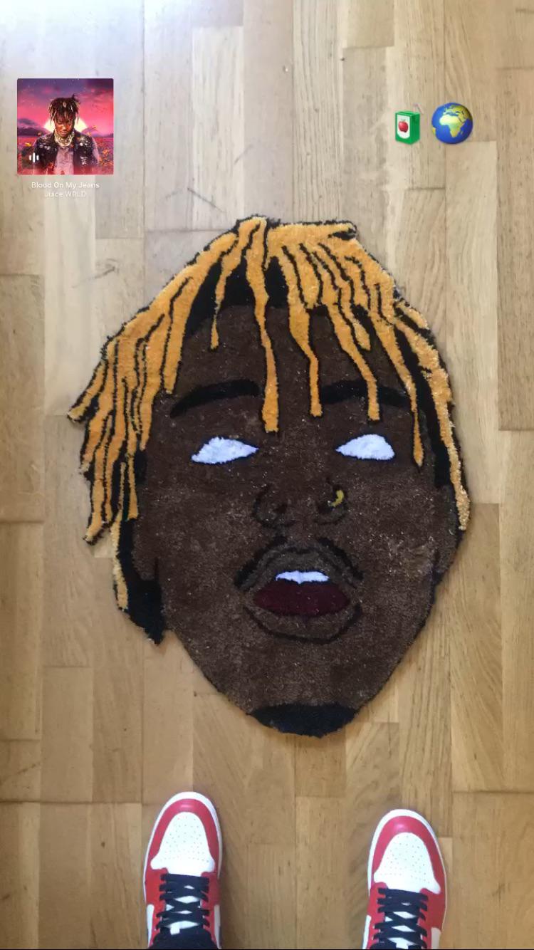 Juice WRLD rug I made. What do you think? r/JuiceWRLD