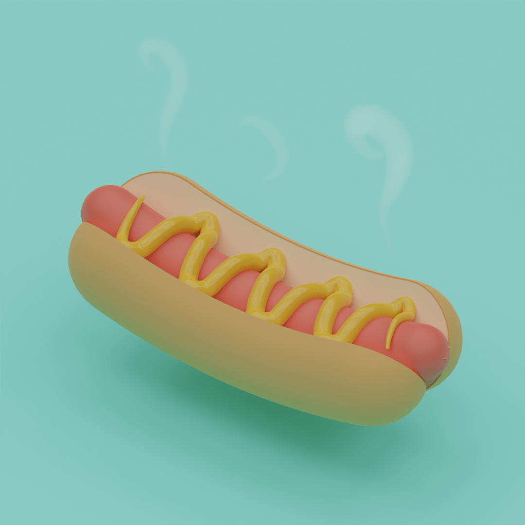 Simple Hot Dog r/blender