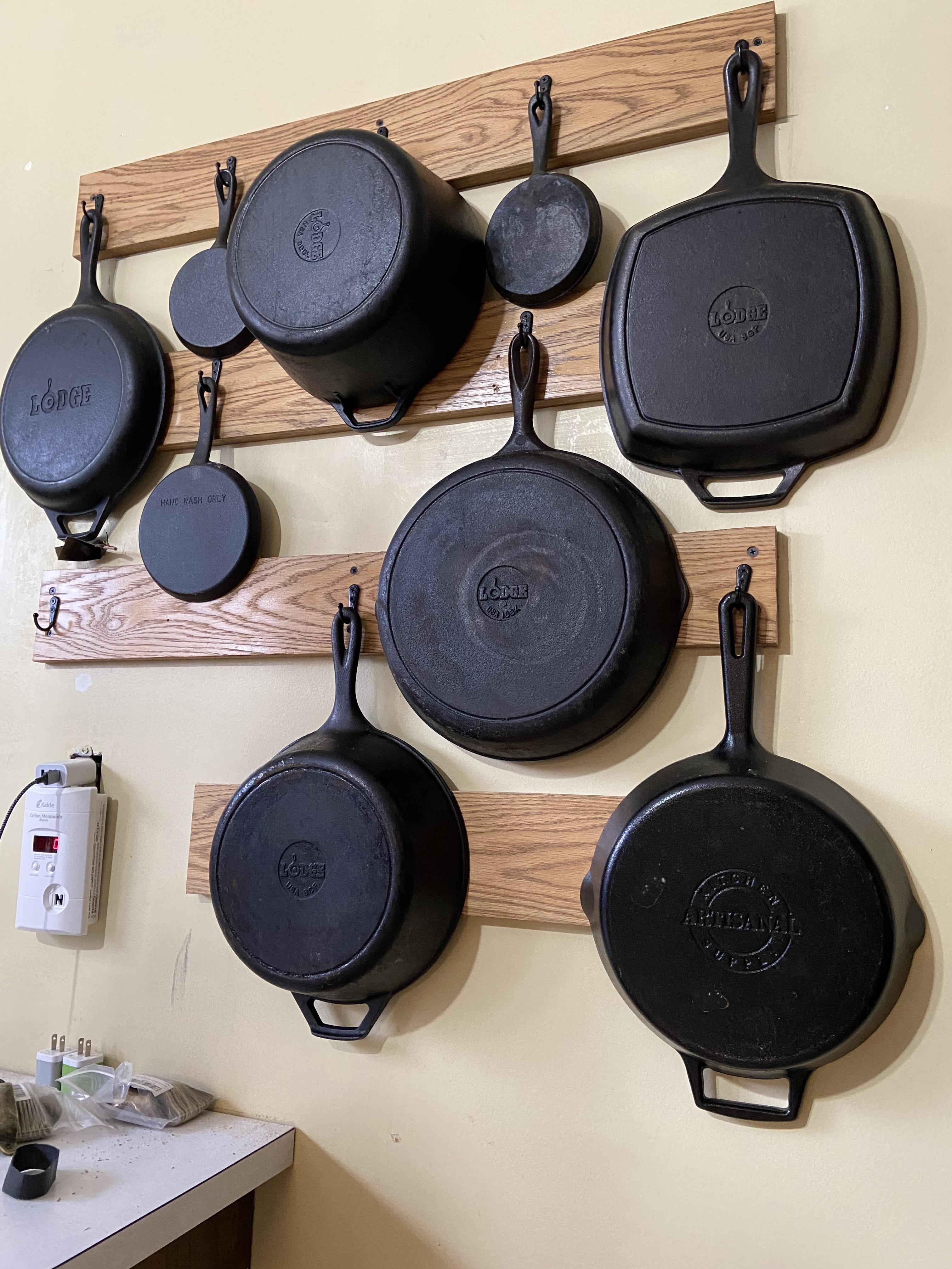 Storing Cast Iron Pots And Pans