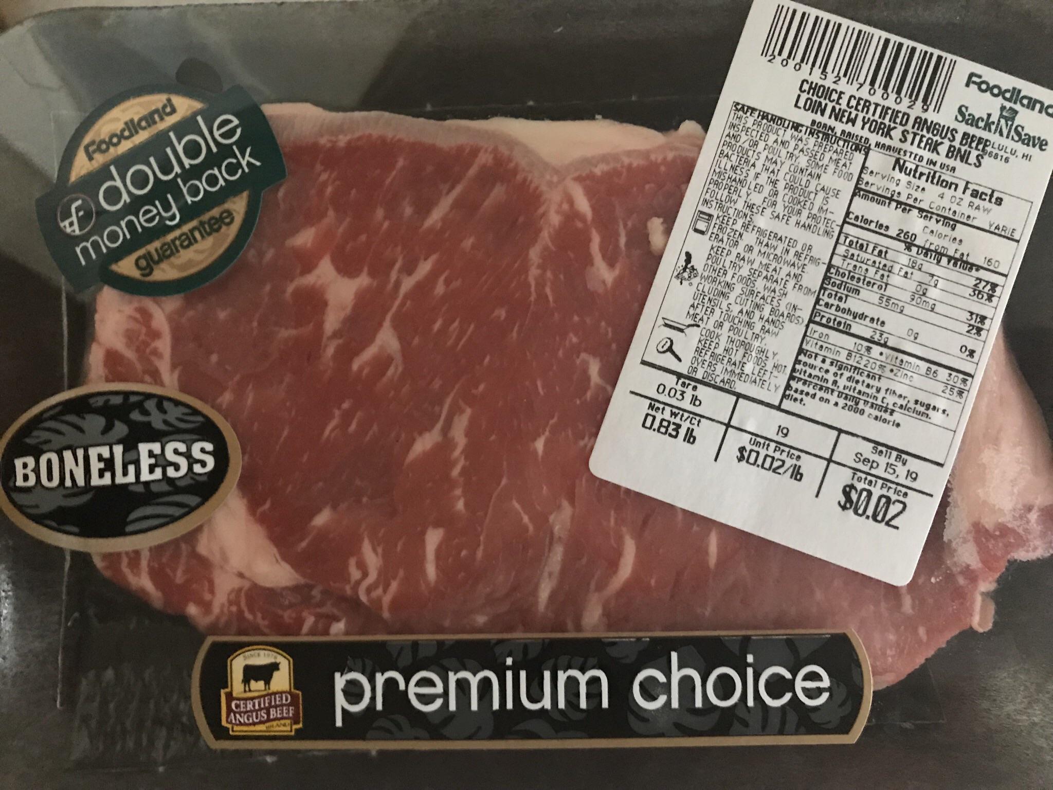 Foodland accidental steak sale! r/Hawaii