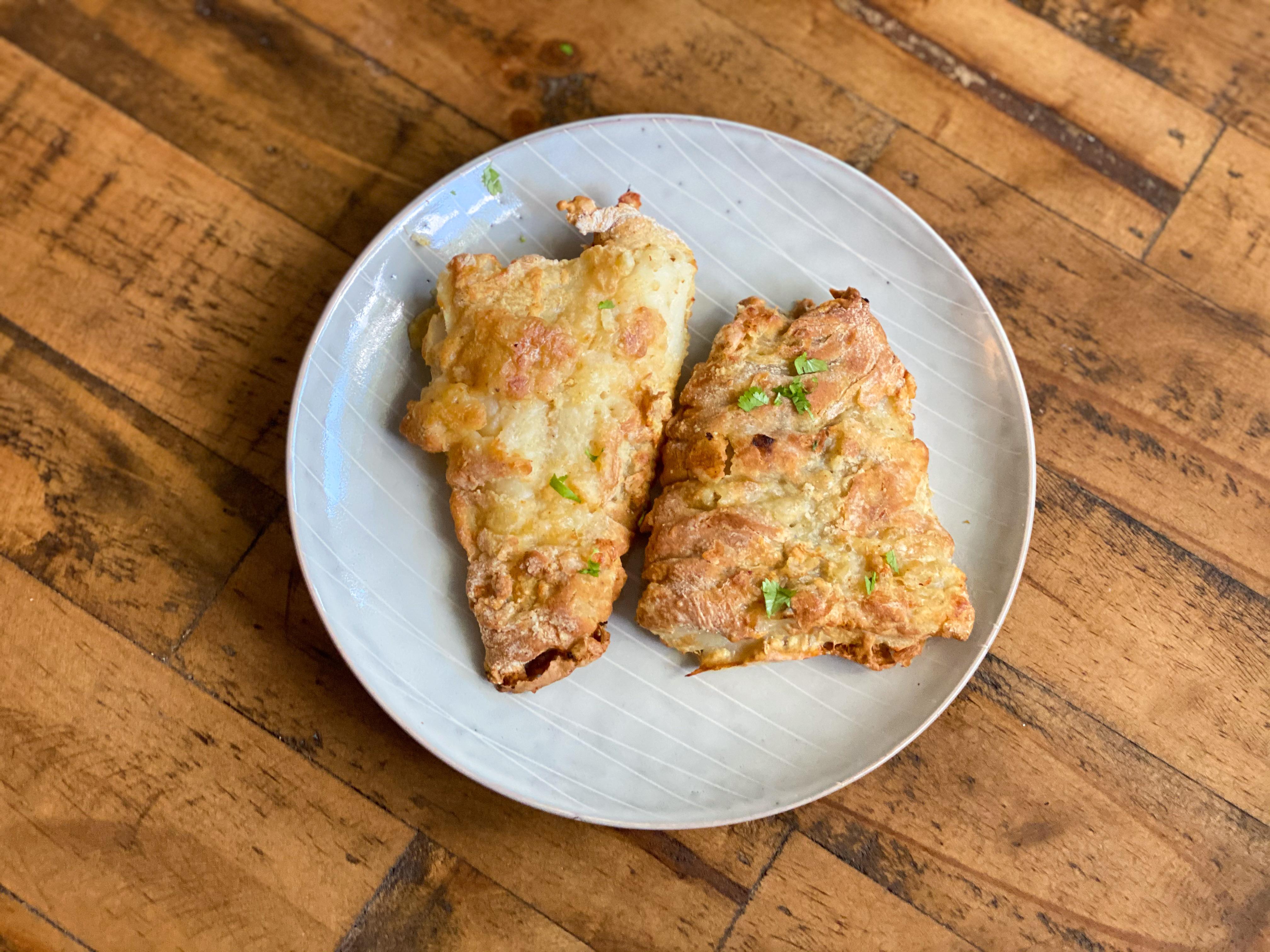Air fryer beer battered fish! (Yes you can air fry things with batter