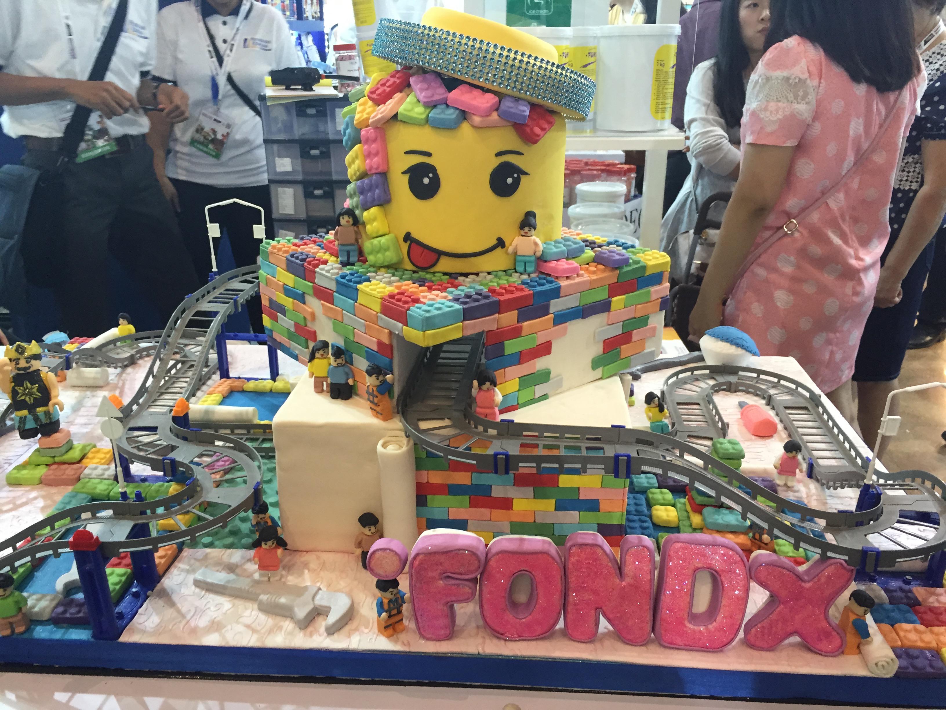 Finally have something to add! Fondantland at a food expo in Jakarta r/FondantHate