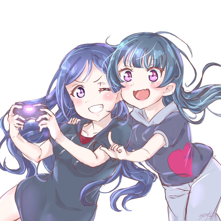 Playing games with Kanan & Yohane! LoveLive