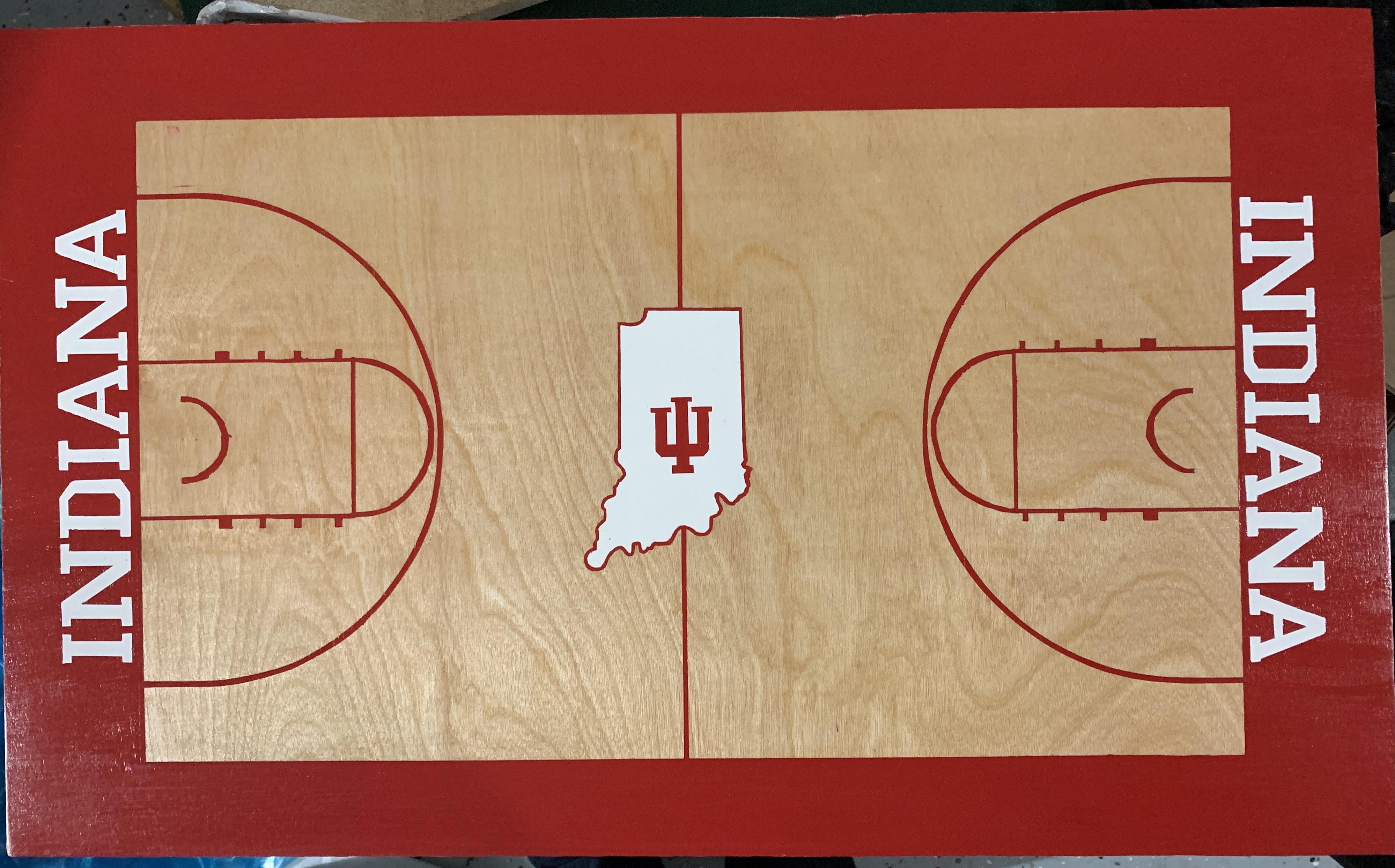 Replica IU basketball court r/somethingimade