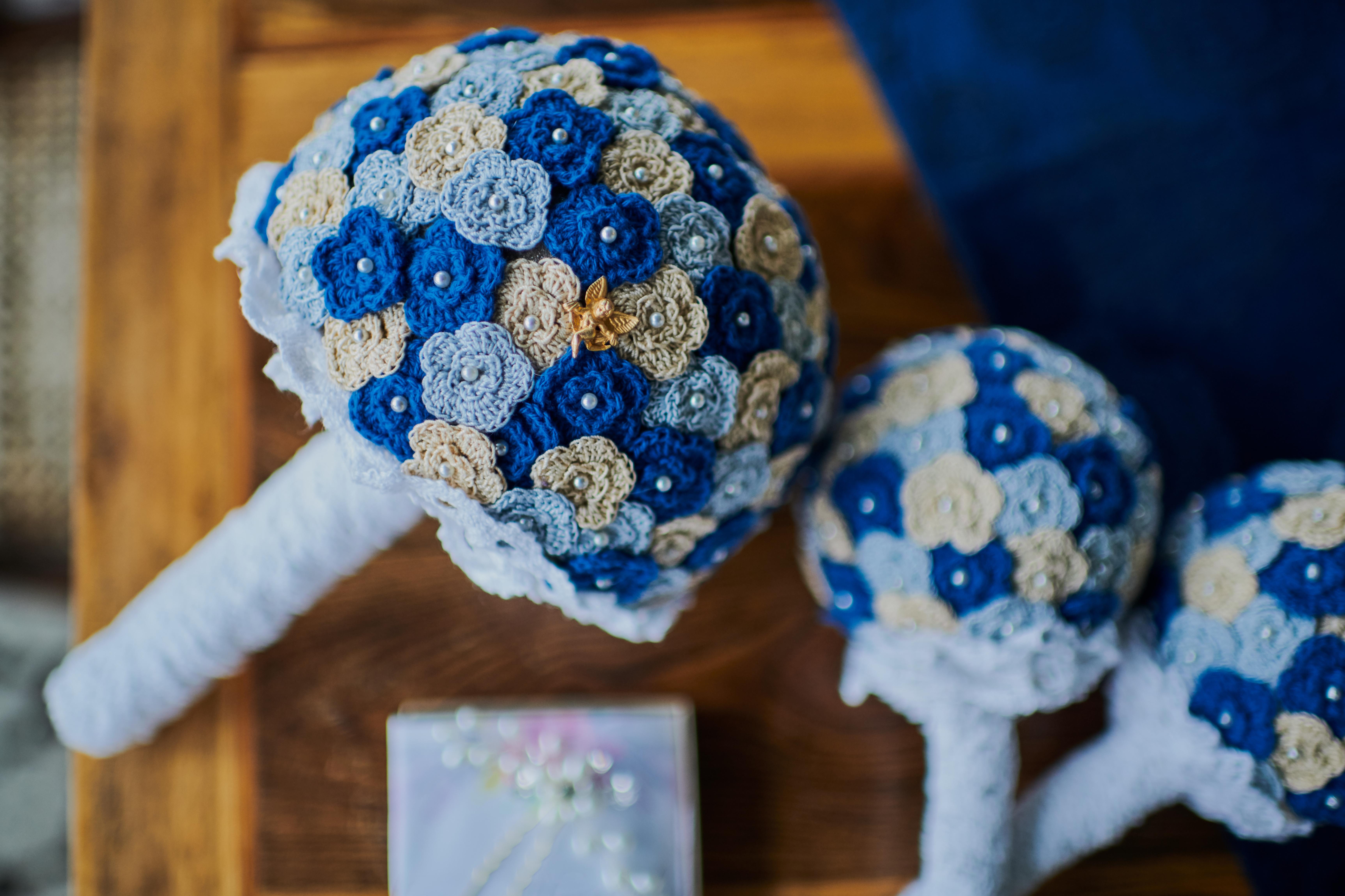 I made my own wedding bouquet