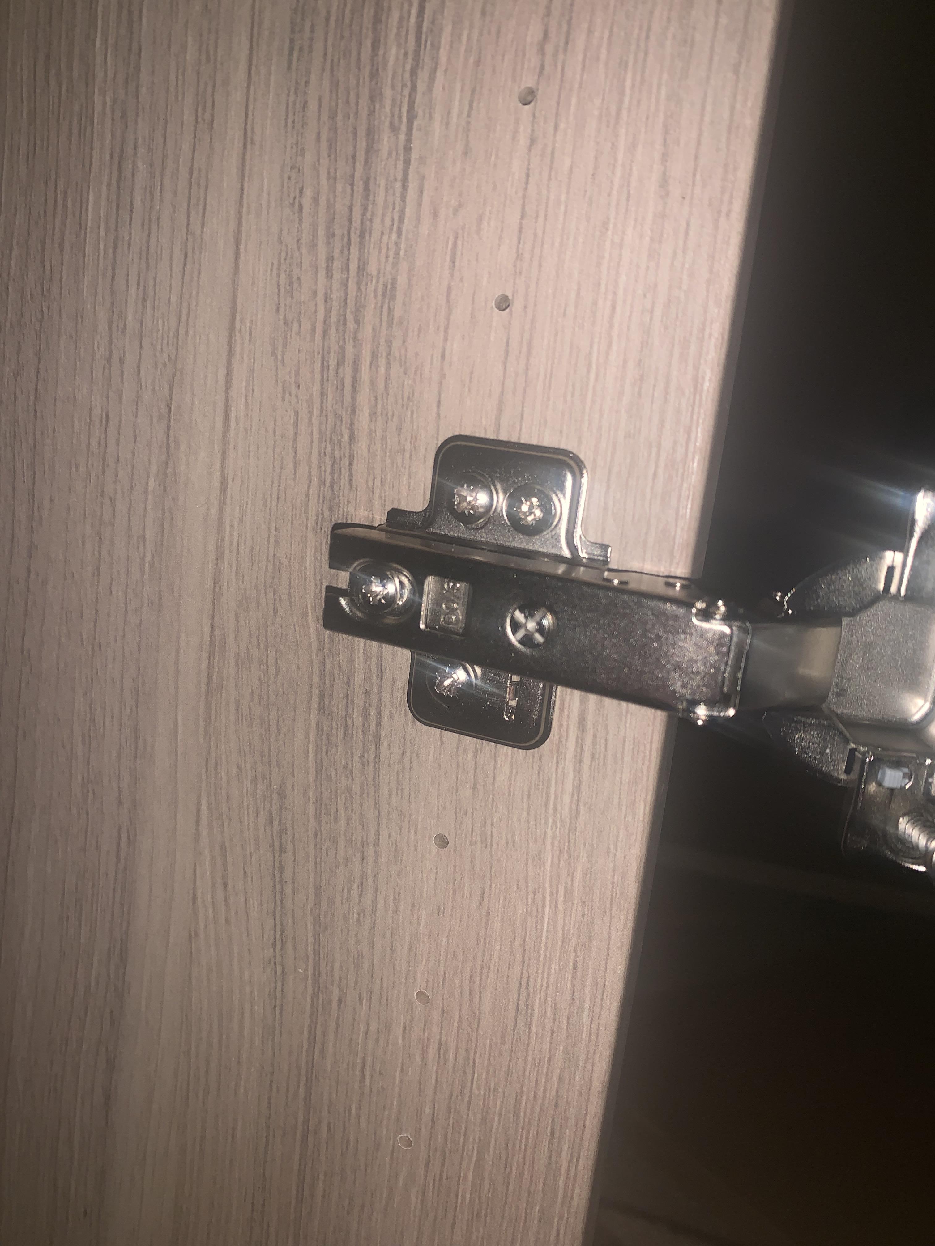 I cannot unscrew this hinge whatsoever. The screw is stuck in the hinge