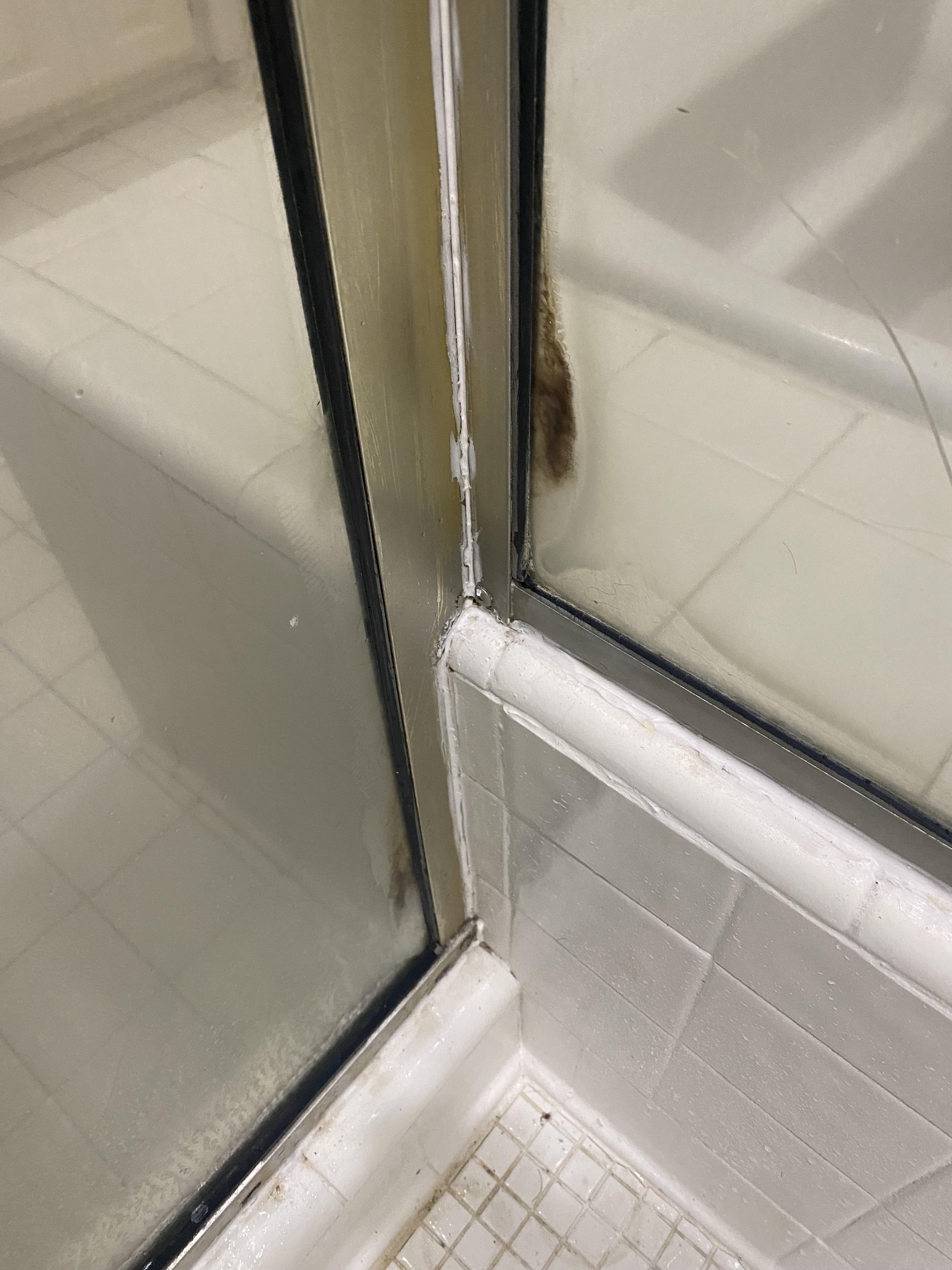Dealing with mold inside (between panes?) of shower glass. Both sides