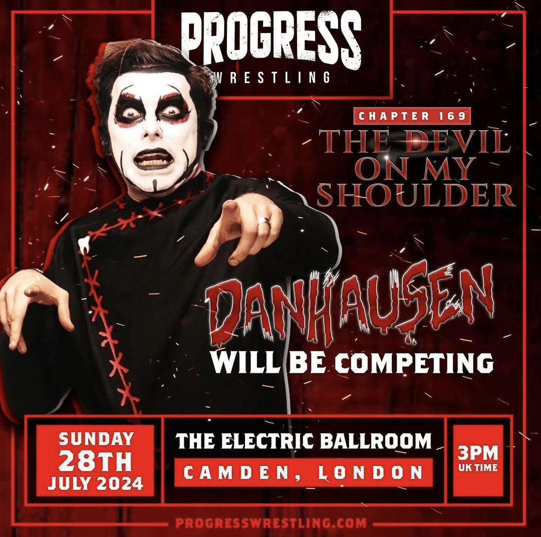 Danhausen appearing at Progress Wrestling in July r/AEWOfficial