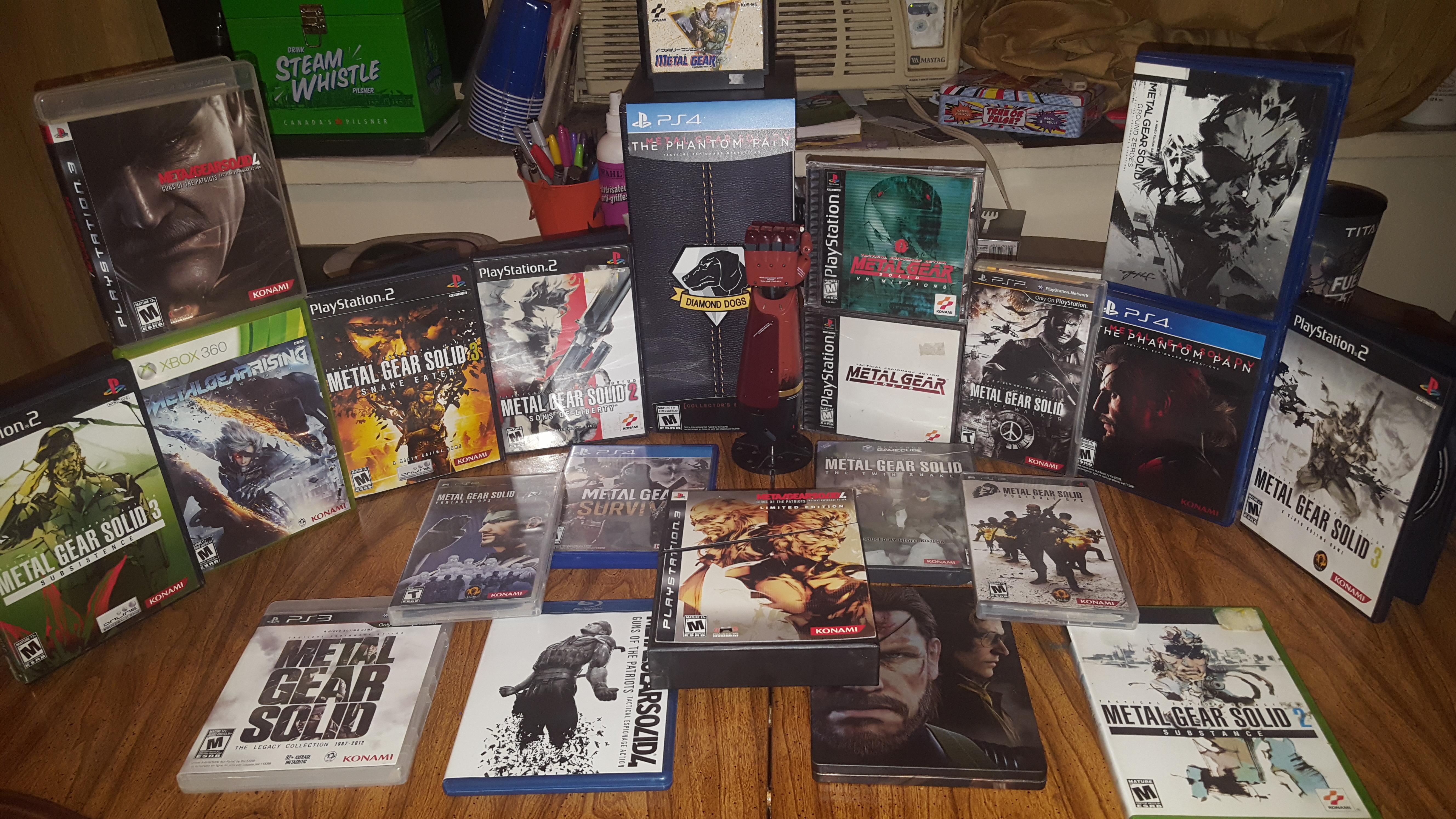 My Metal Gear collection! r/metalgearsolid