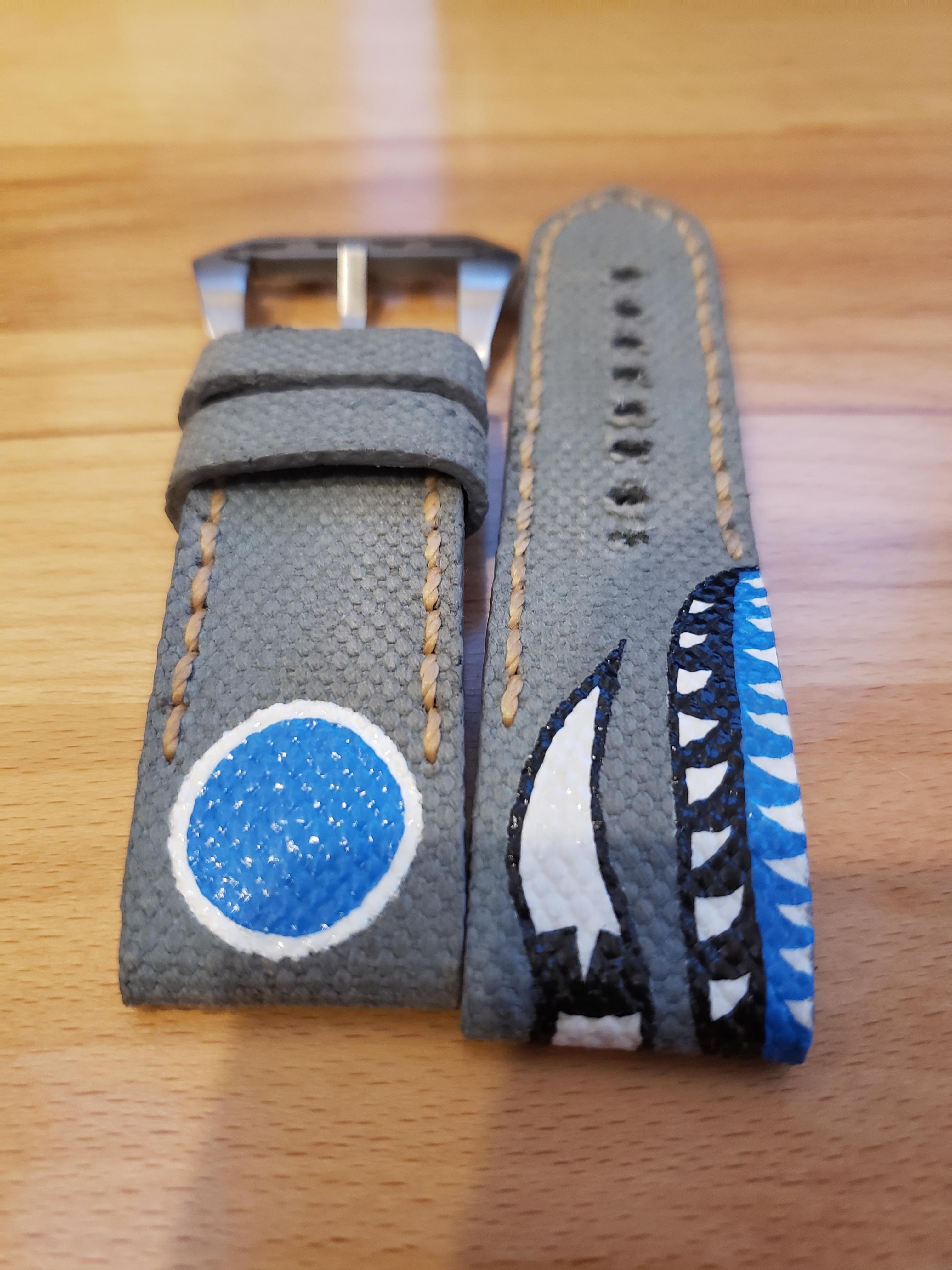 [WTS] Aaron Bespoke aka combat straps handpainted spitfire canvas